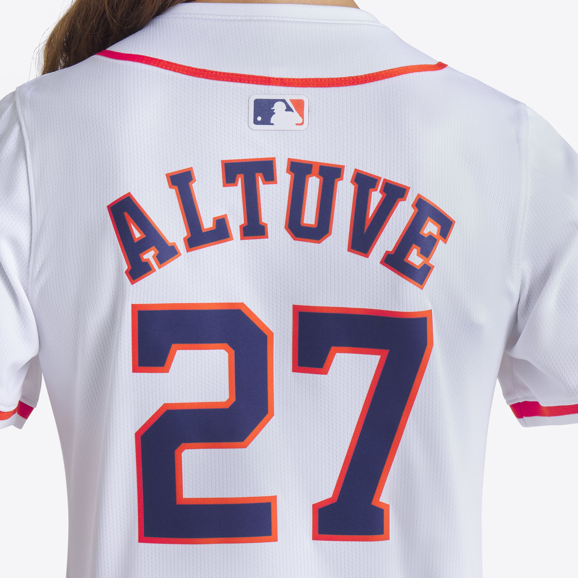 Jose Altuve Houston Astros Women's Home Limited Player Jersey - White - Image 12