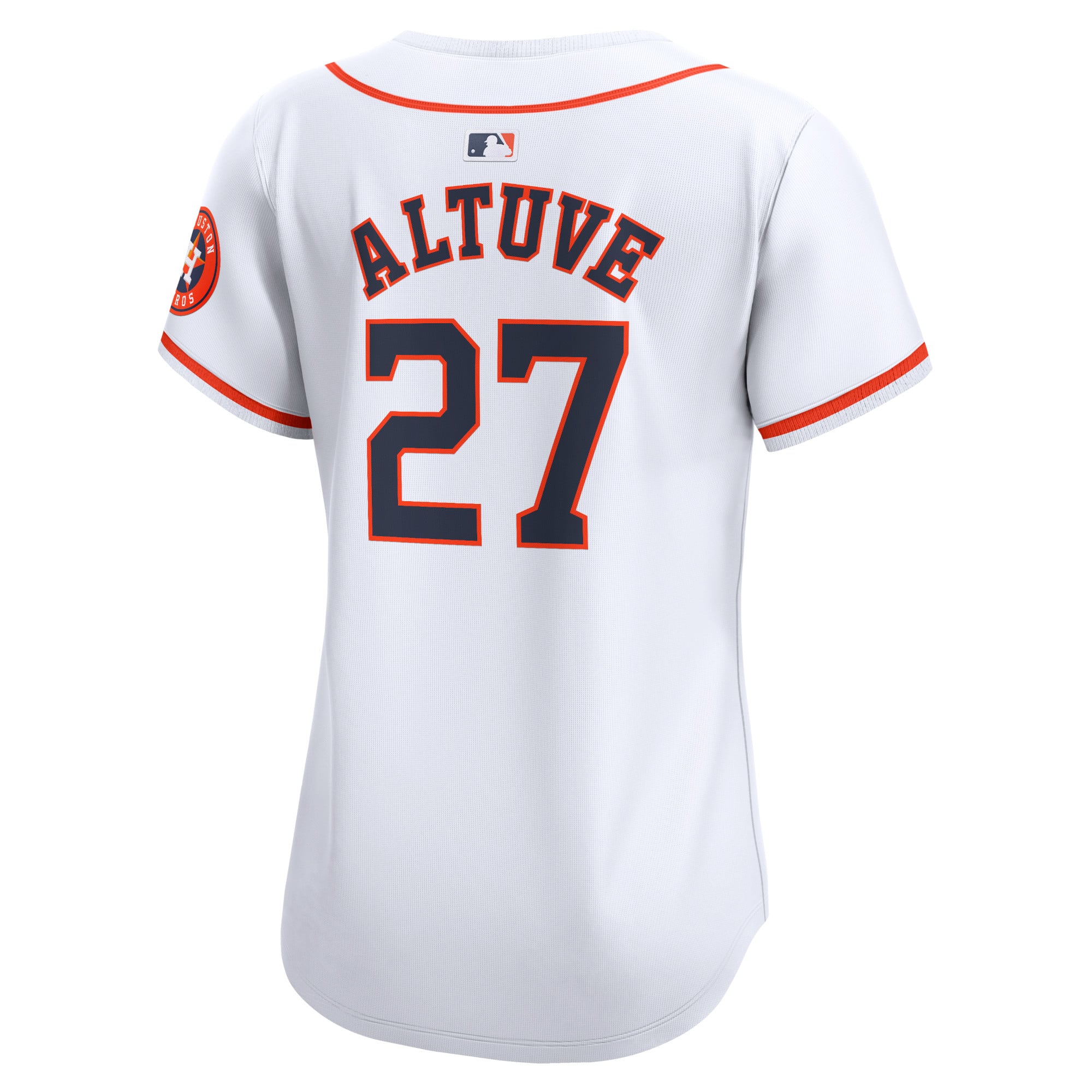 Jose Altuve Houston Astros Women's Home Limited Player Jersey - White - Image 4