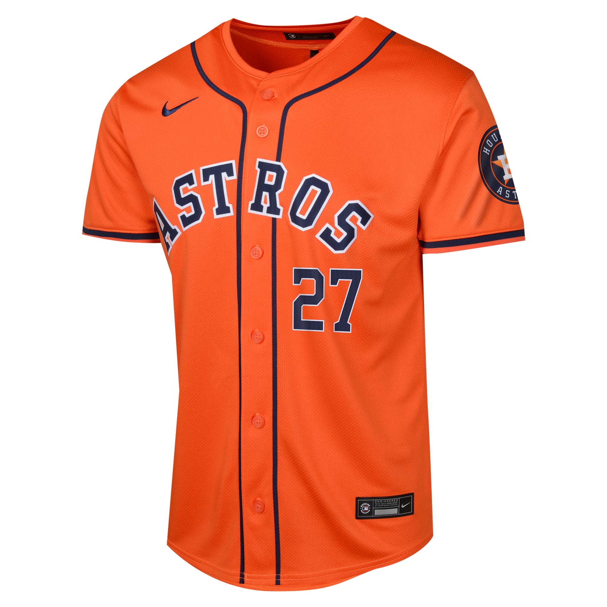 Jose Altuve Houston Astros Youth Alternate Limited Player Jersey – Orange - Image 3