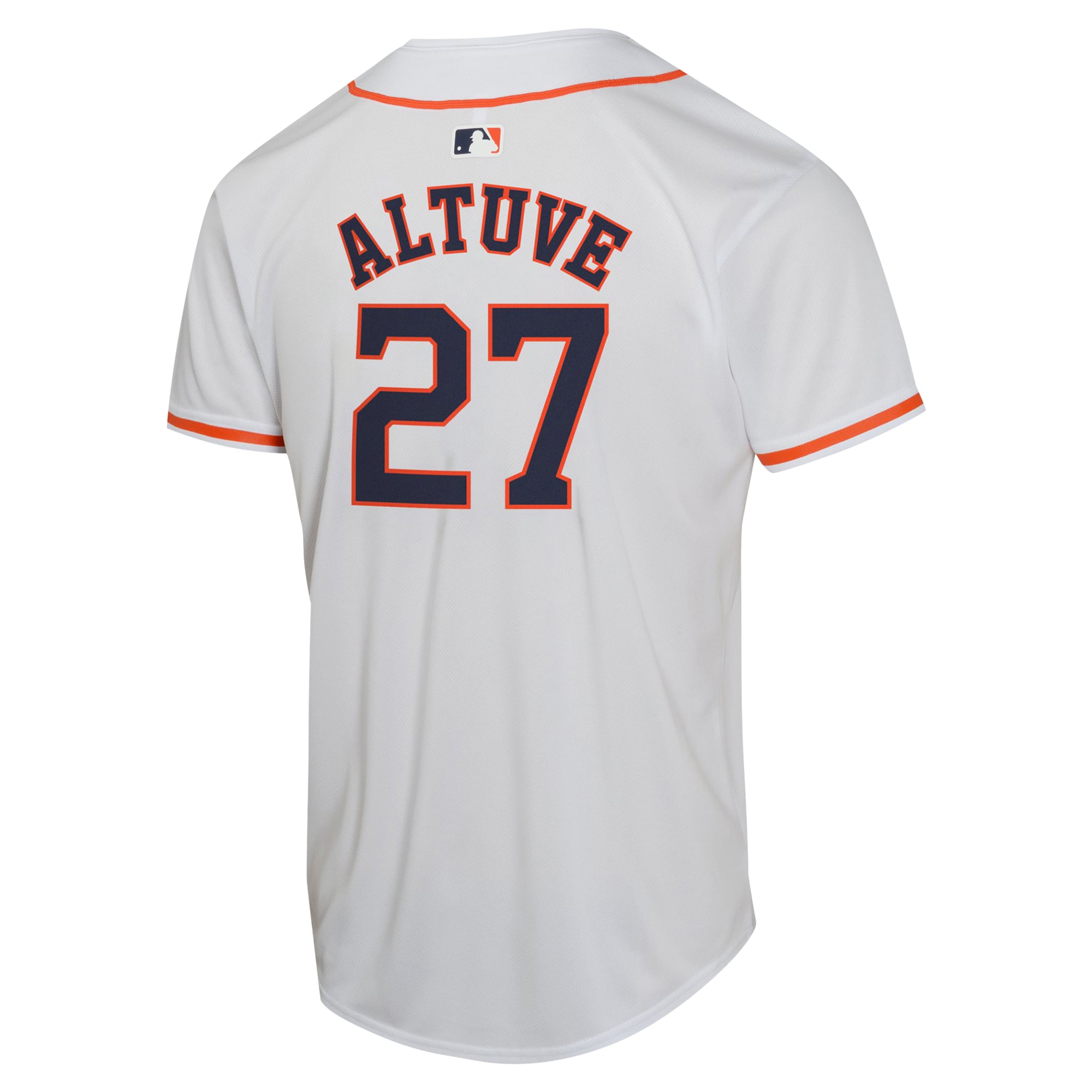 Jose Altuve Houston Astros Youth Home Game Player Jersey - White - Image 4
