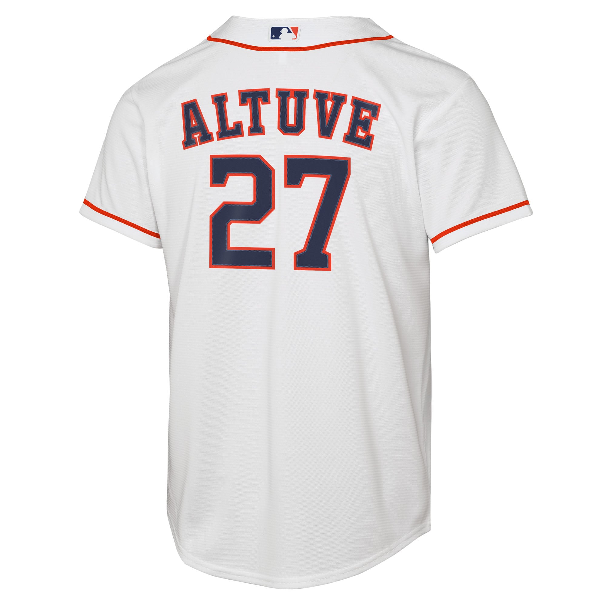 Jose Altuve Houston Astros Youth Home Player Jersey - White - Image 4