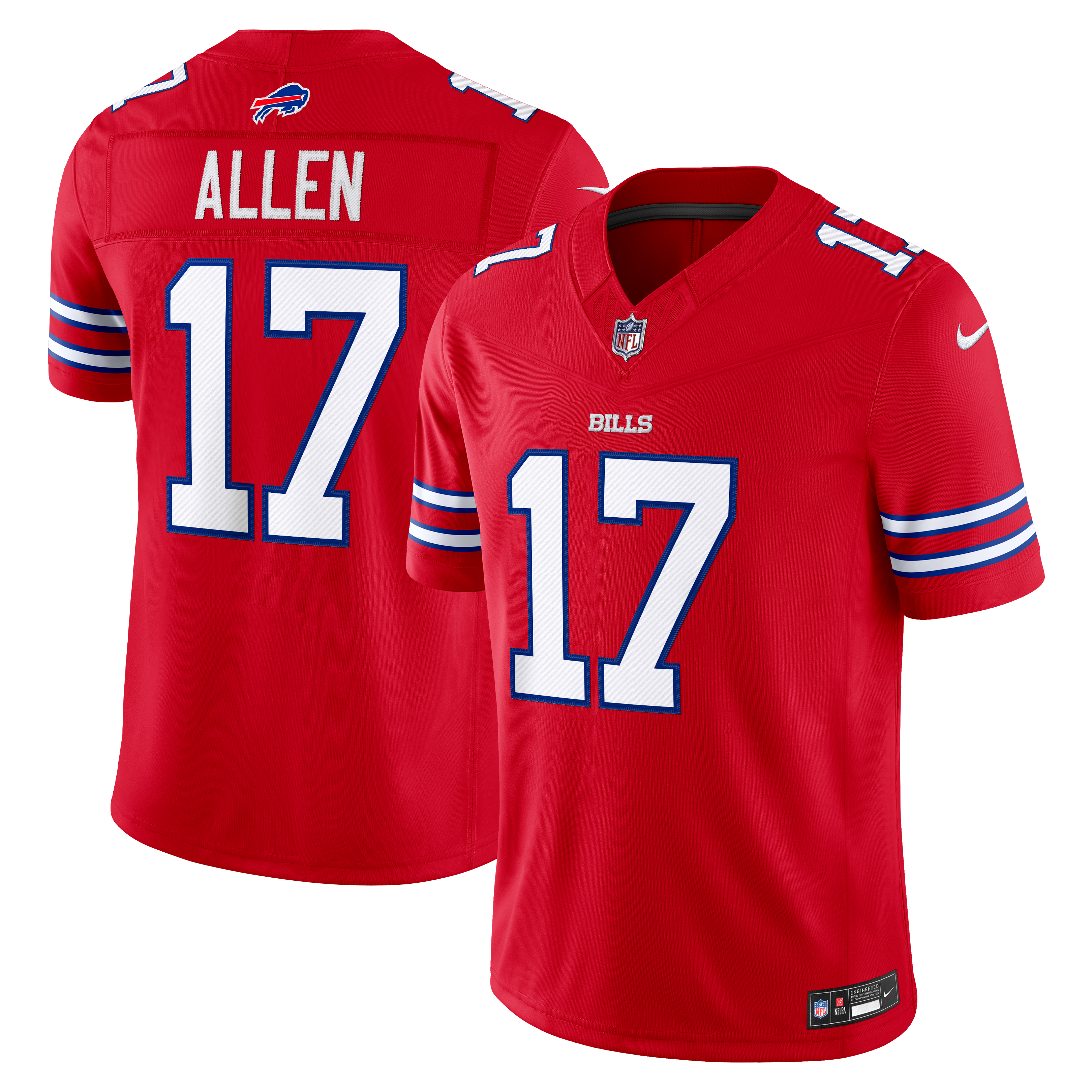 Josh Allen Buffalo Bills Alternate Vapor F.U.S.E. Stitched Limited Jersey - Red