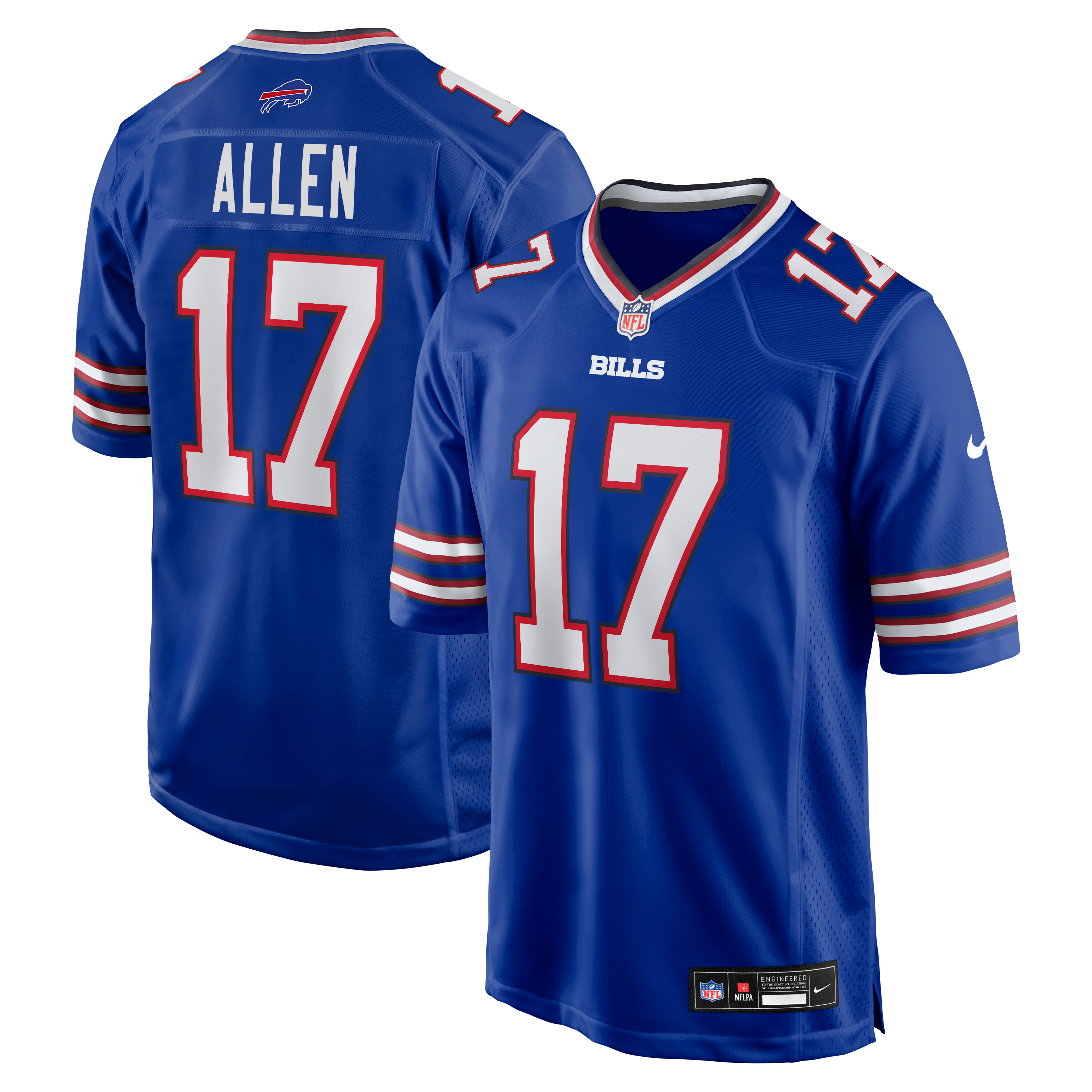 Josh Allen Buffalo Bills Game Player Jersey - Royal - Image 2