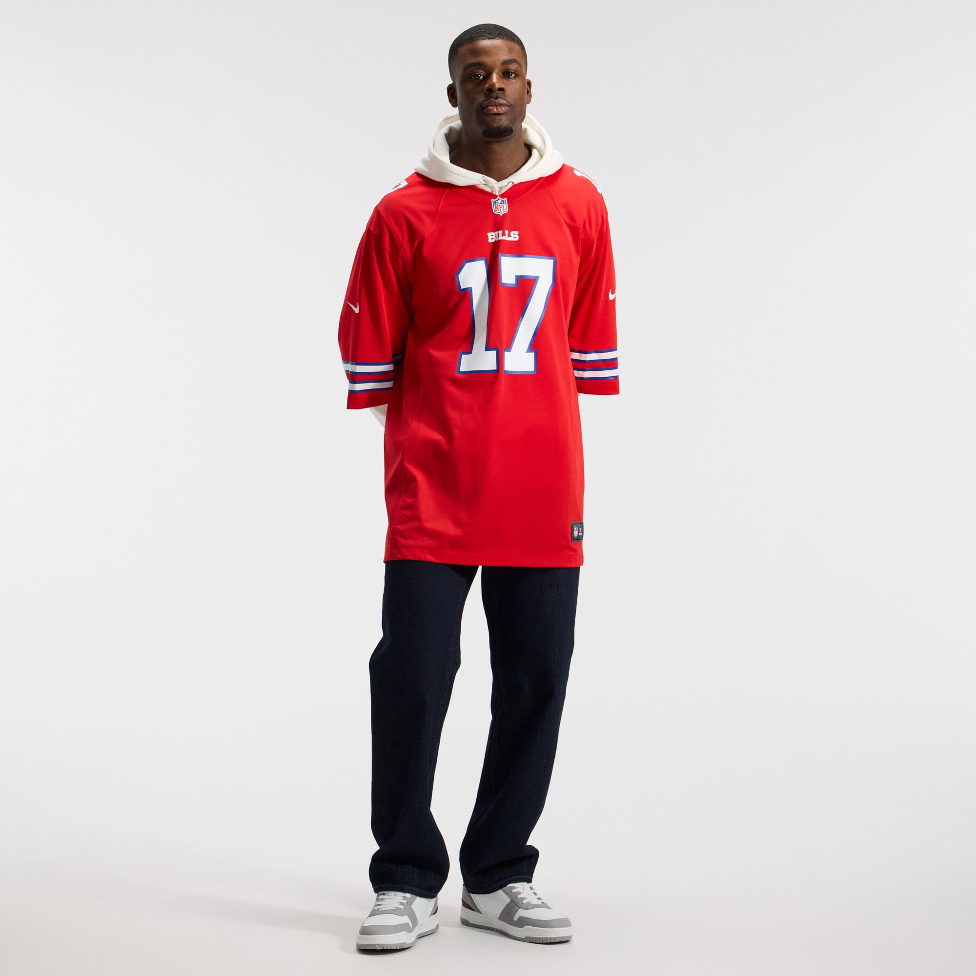 Josh Allen Buffalo Bills Team Game Player Jersey - Red - Image 6