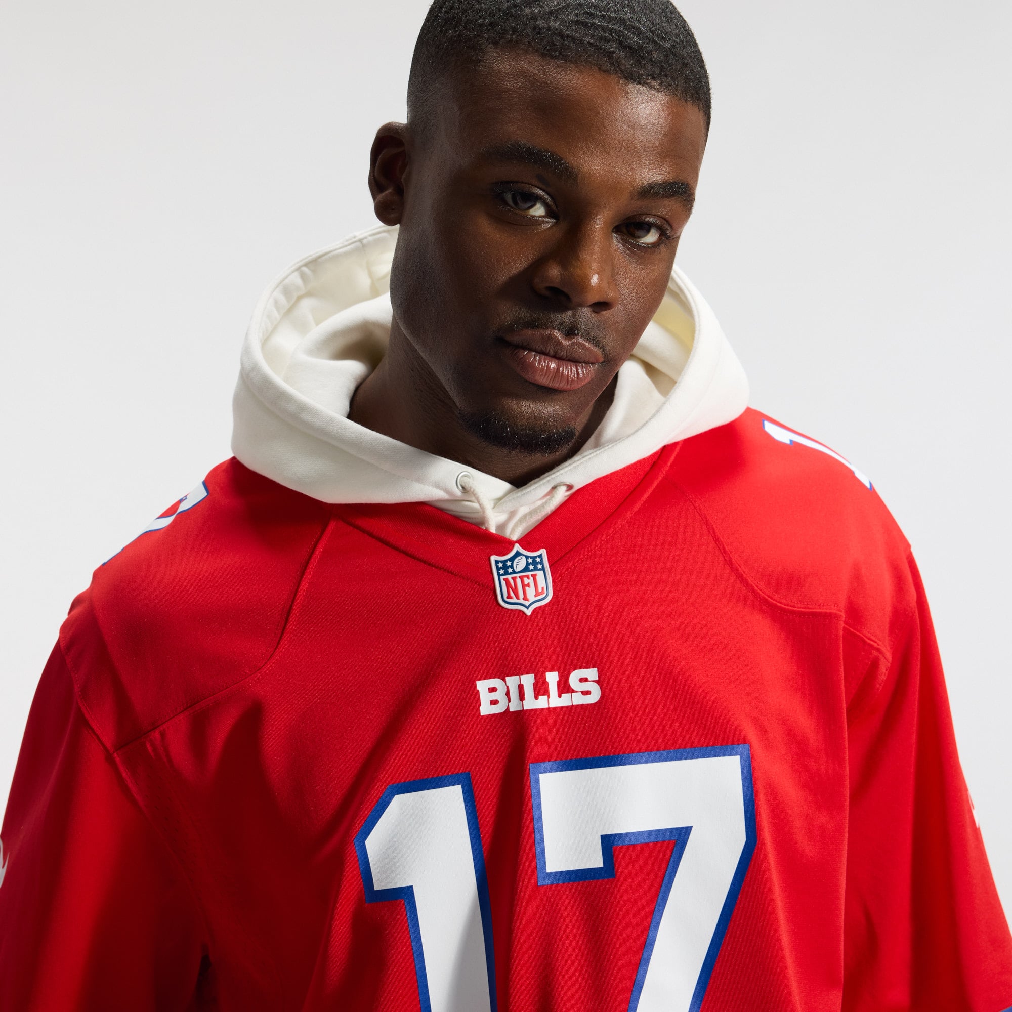 Josh Allen Buffalo Bills Team Game Player Jersey - Red - Image 12