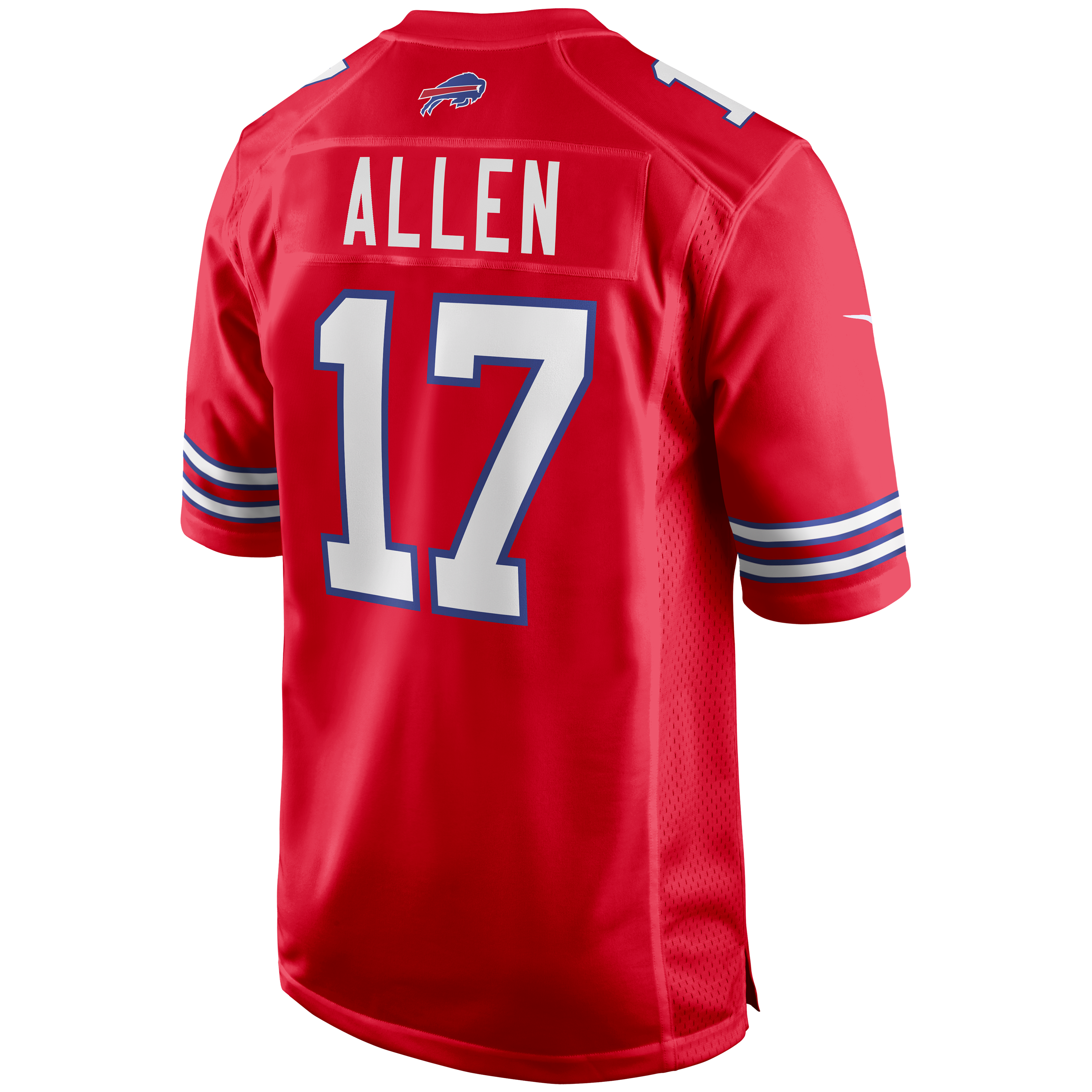 Josh Allen Buffalo Bills Team Game Player Jersey - Red - Image 9