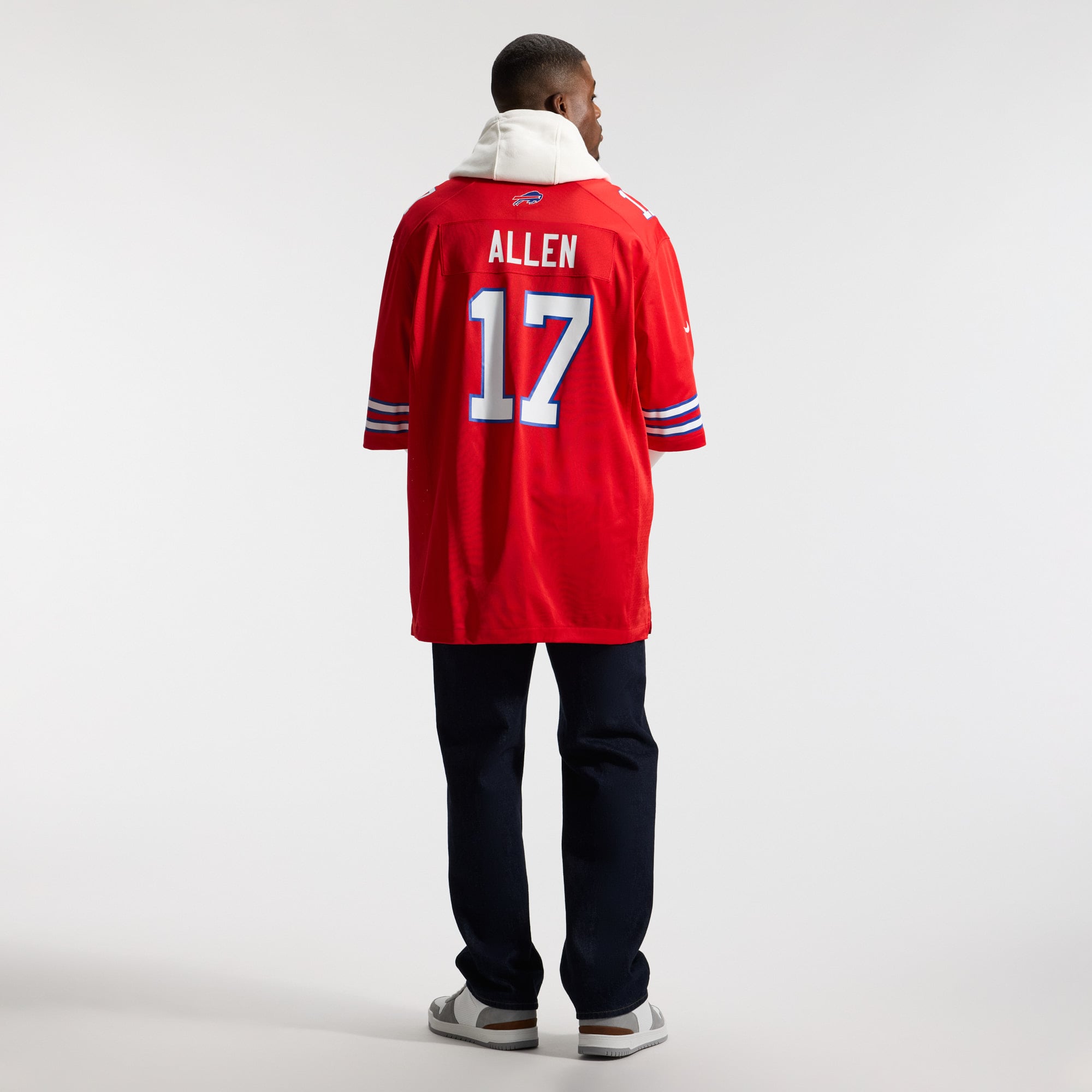 Josh Allen Buffalo Bills Team Game Player Jersey - Red - Image 7