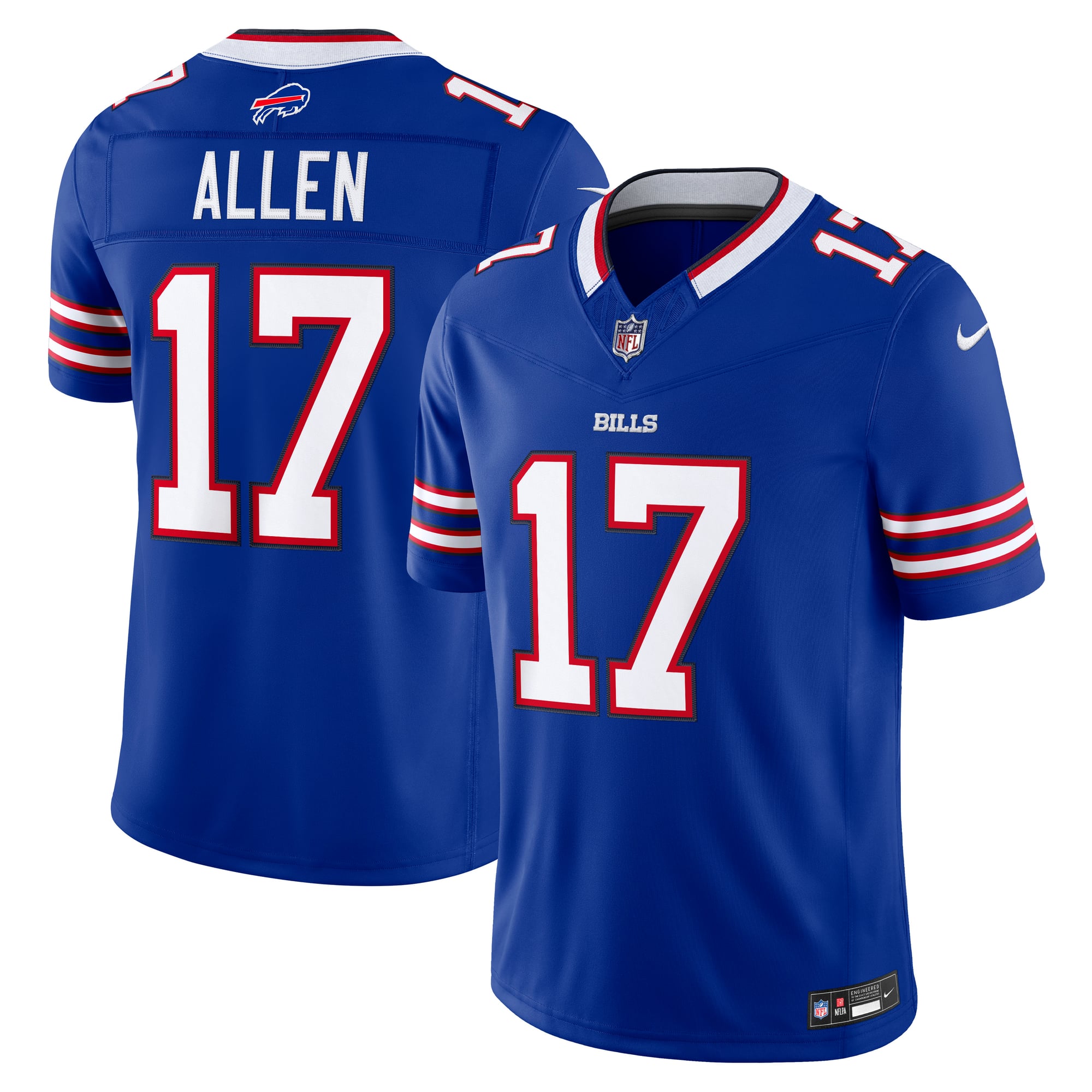 Josh Allen Buffalo Bills Team Vapor F.U.S.E. Stitched Limited Jersey - Royal - Image 2