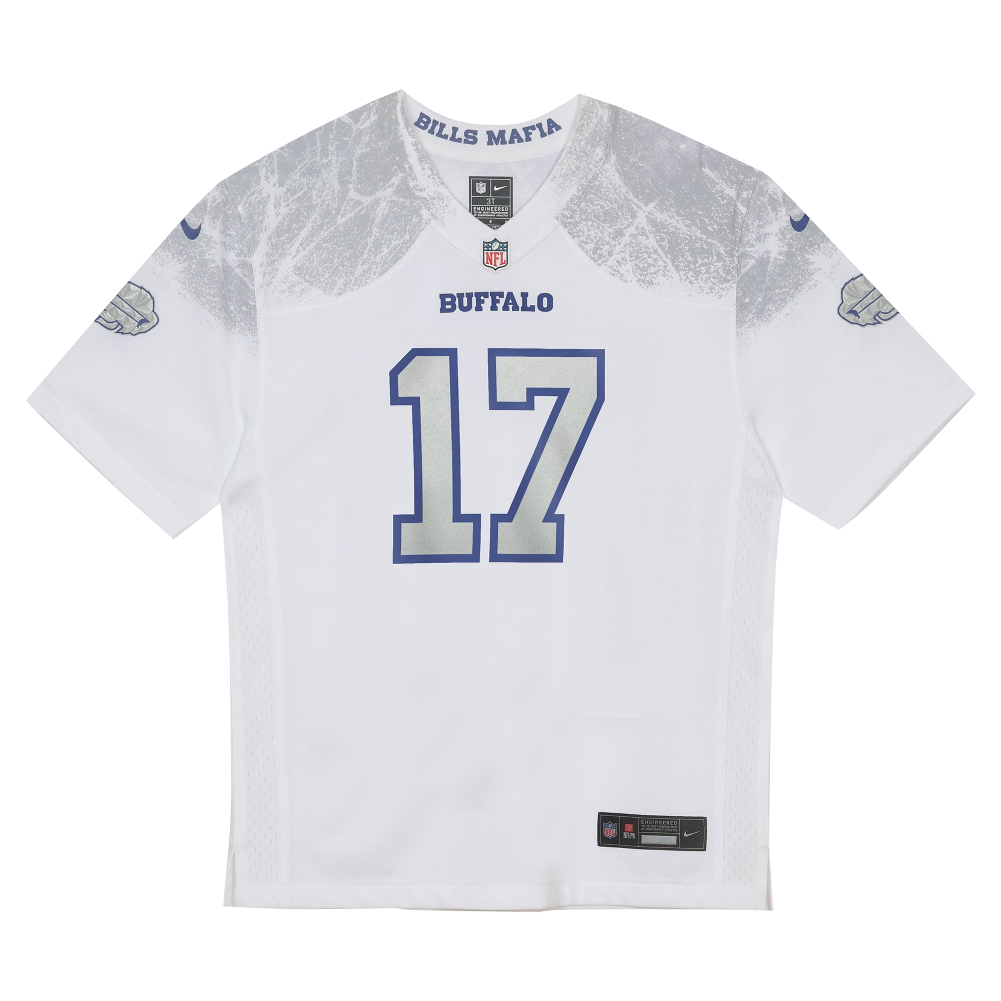 Josh Allen Buffalo Bills Toddler 2025 Rivalries Collection Game Jersey - White - Image 3