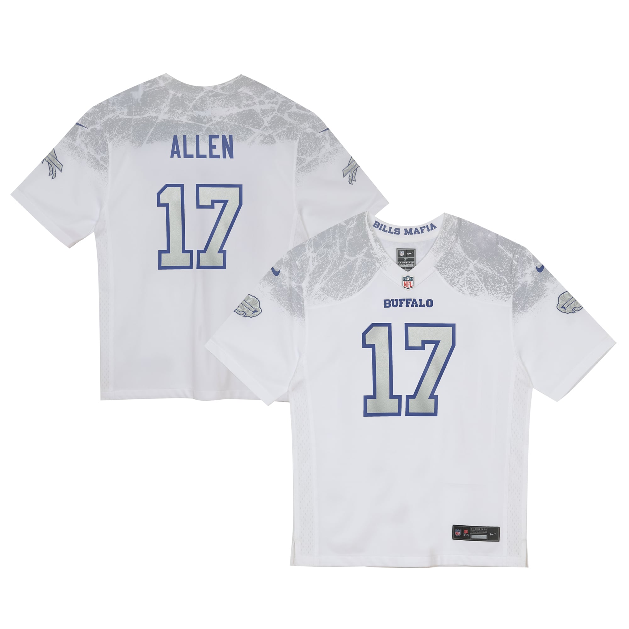 Josh Allen Buffalo Bills Toddler 2025 Rivalries Collection Game Jersey - White