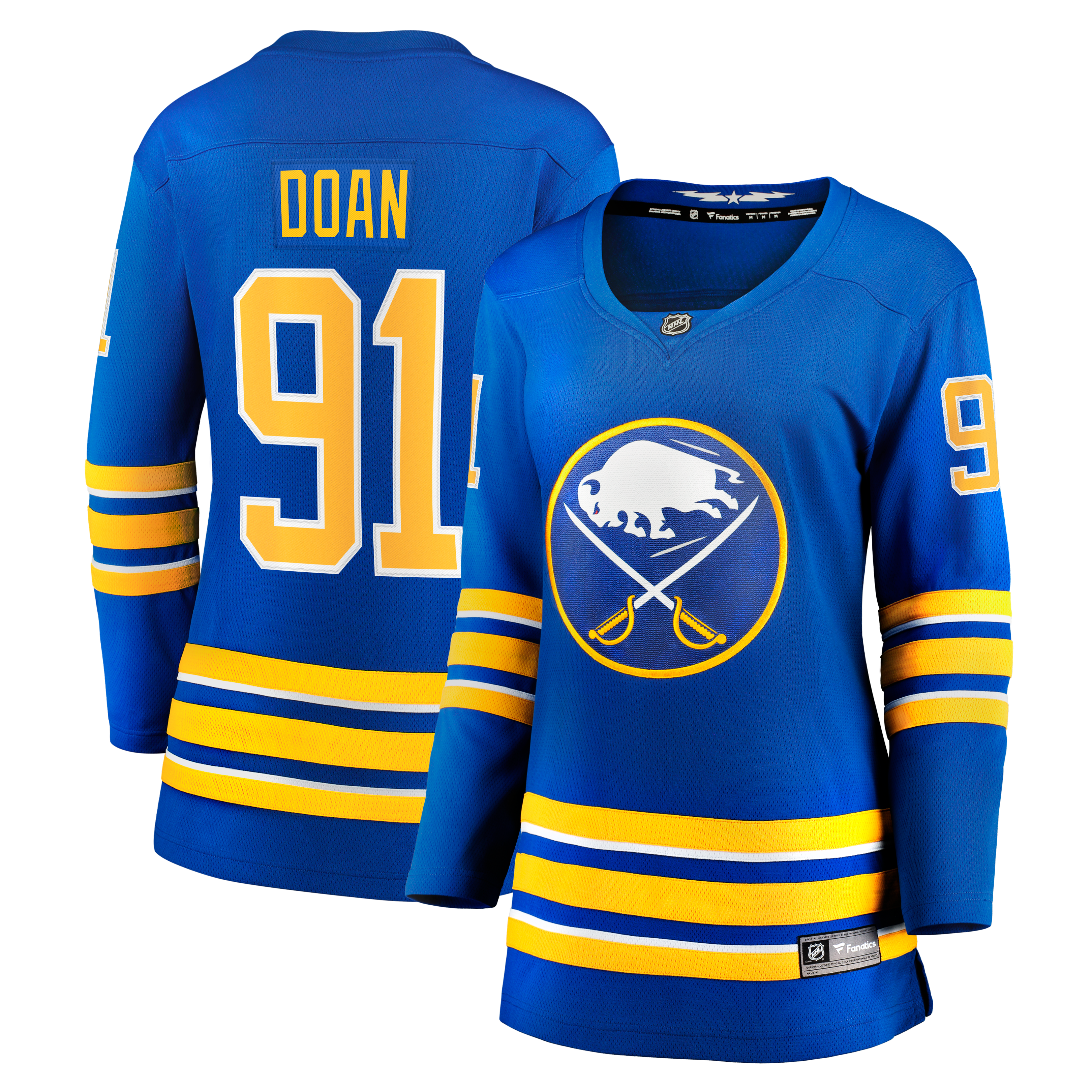 Josh Doan Buffalo Sabres Women's Home Breakaway Player Jersey - Royal - Image 2