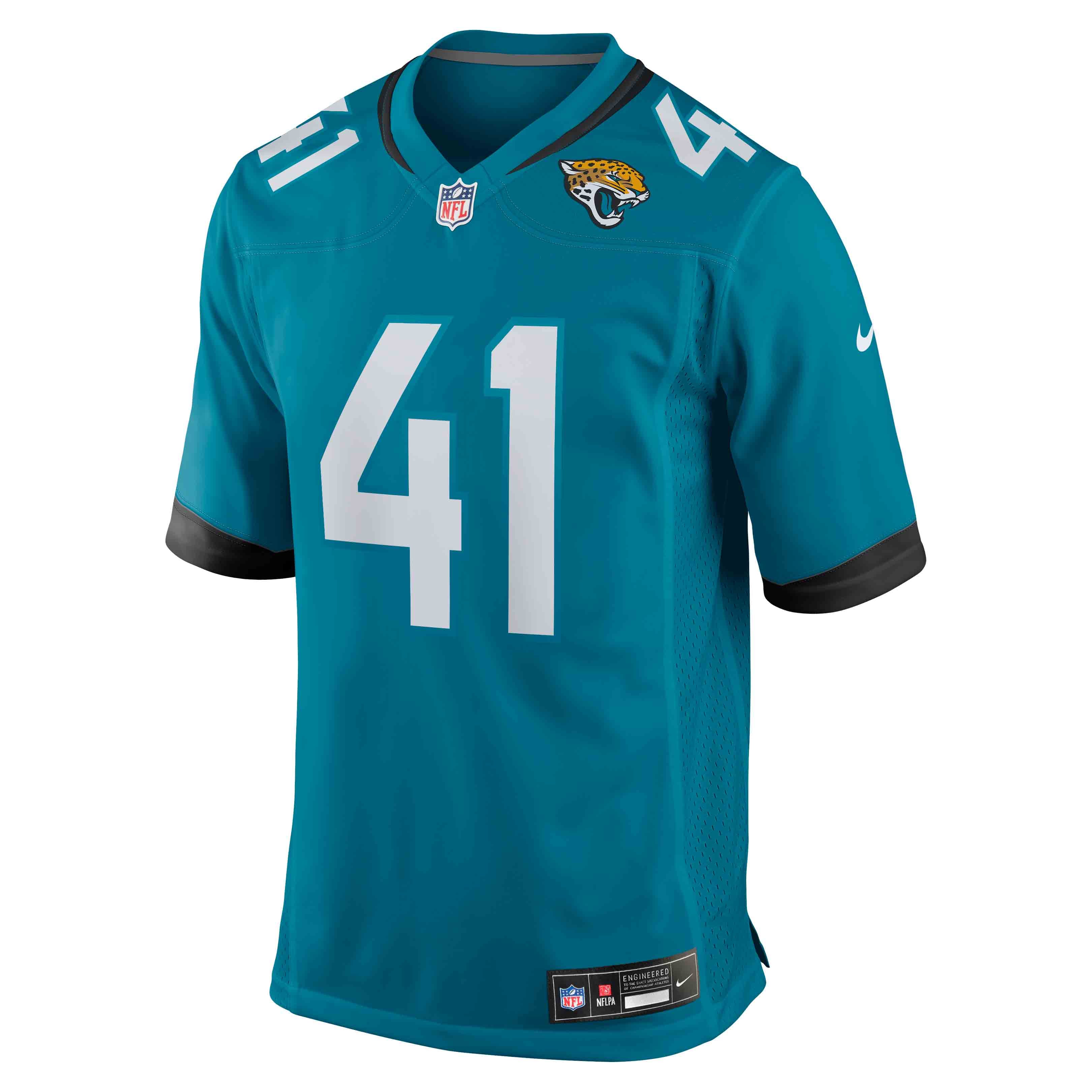 Josh Hines-Allen Jacksonville Jaguars Player Game Jersey - Teal - Image 3