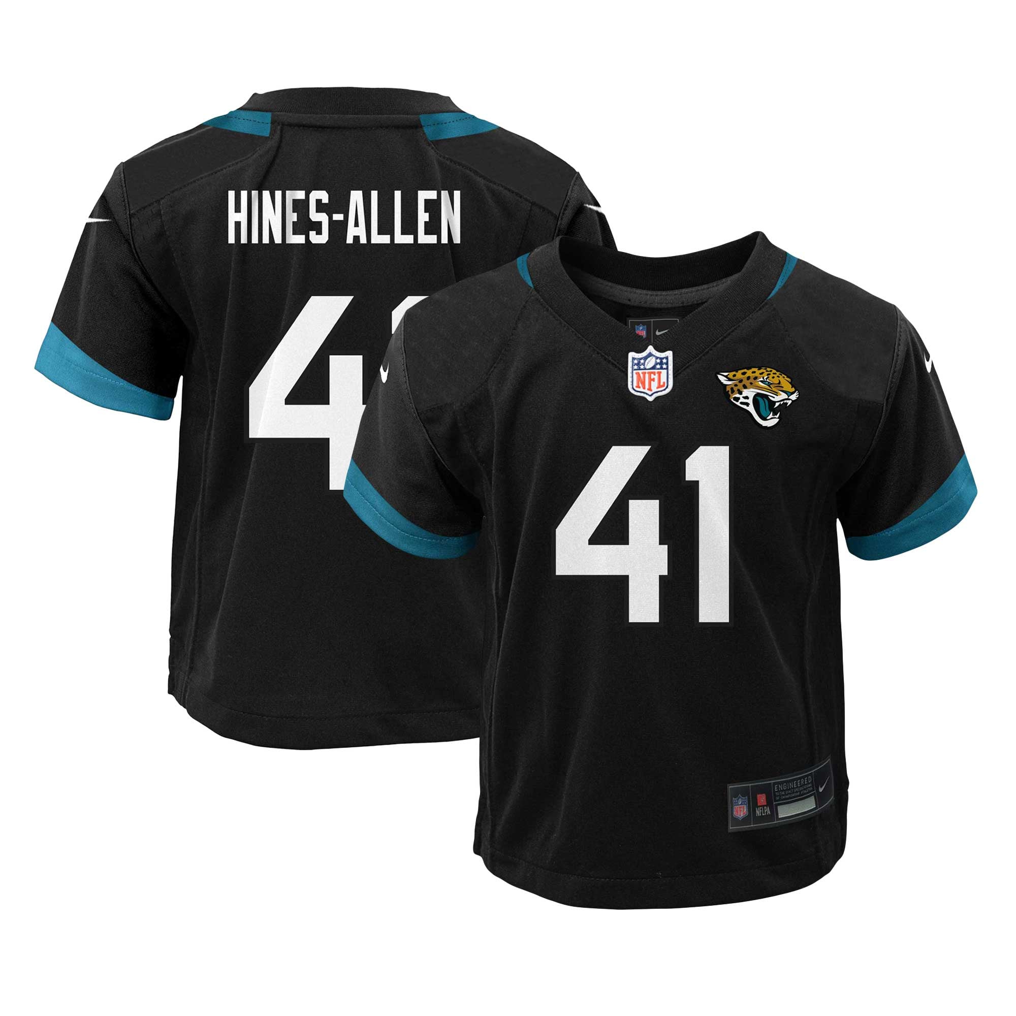 Josh Hines-Allen Jacksonville Jaguars Preschool Alternate Player Game Jersey - Black - Image 2