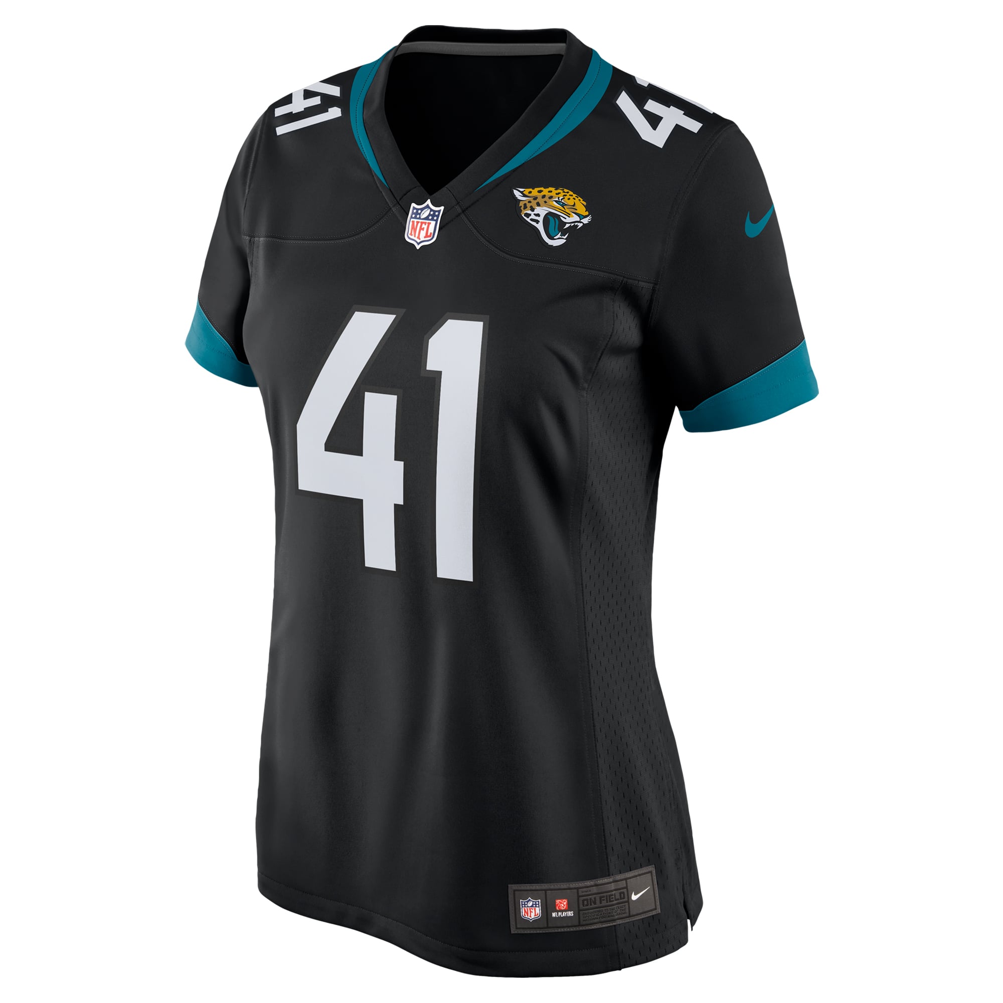 Josh Hines-Allen Jacksonville Jaguars Women's Player Game Jersey - Black - Image 3