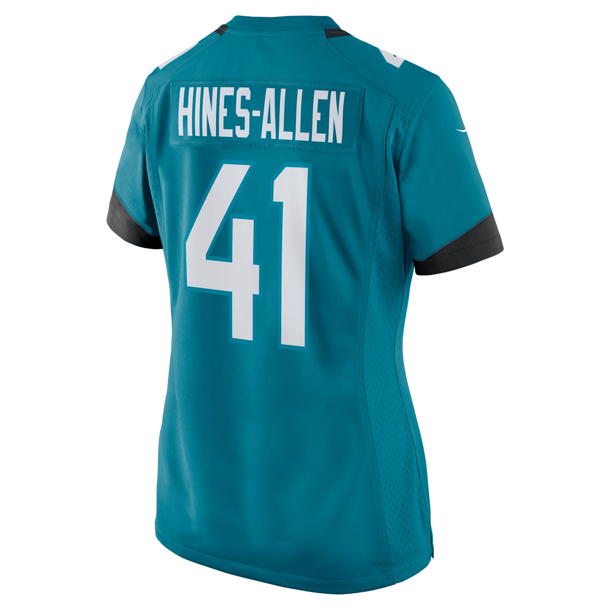 Josh Hines-Allen Jacksonville Jaguars Women's Player Game Jersey - Teal - Image 4
