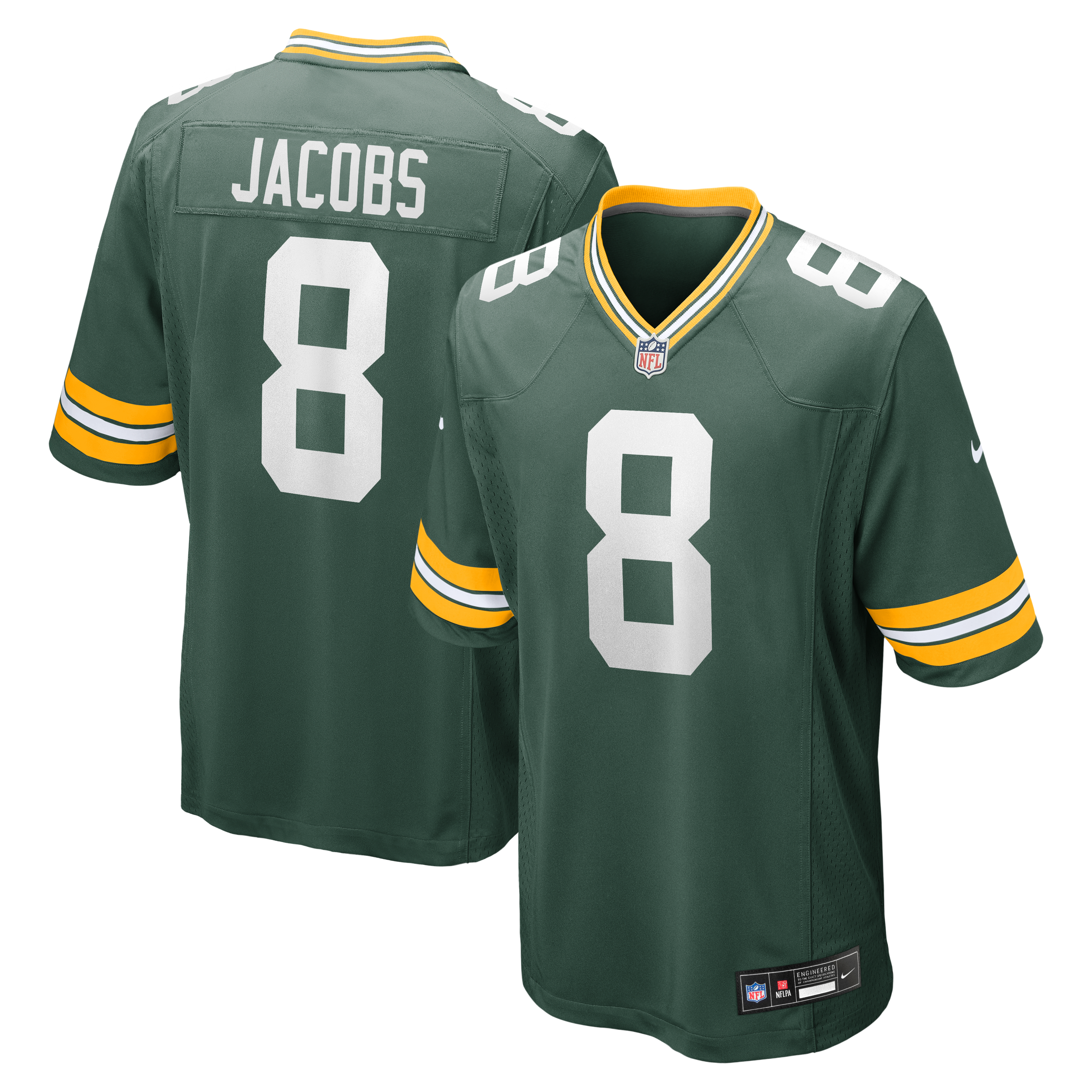 Josh Jacobs Green Bay Packers The 1923 Classic Game Jersey - Green - Image 2
