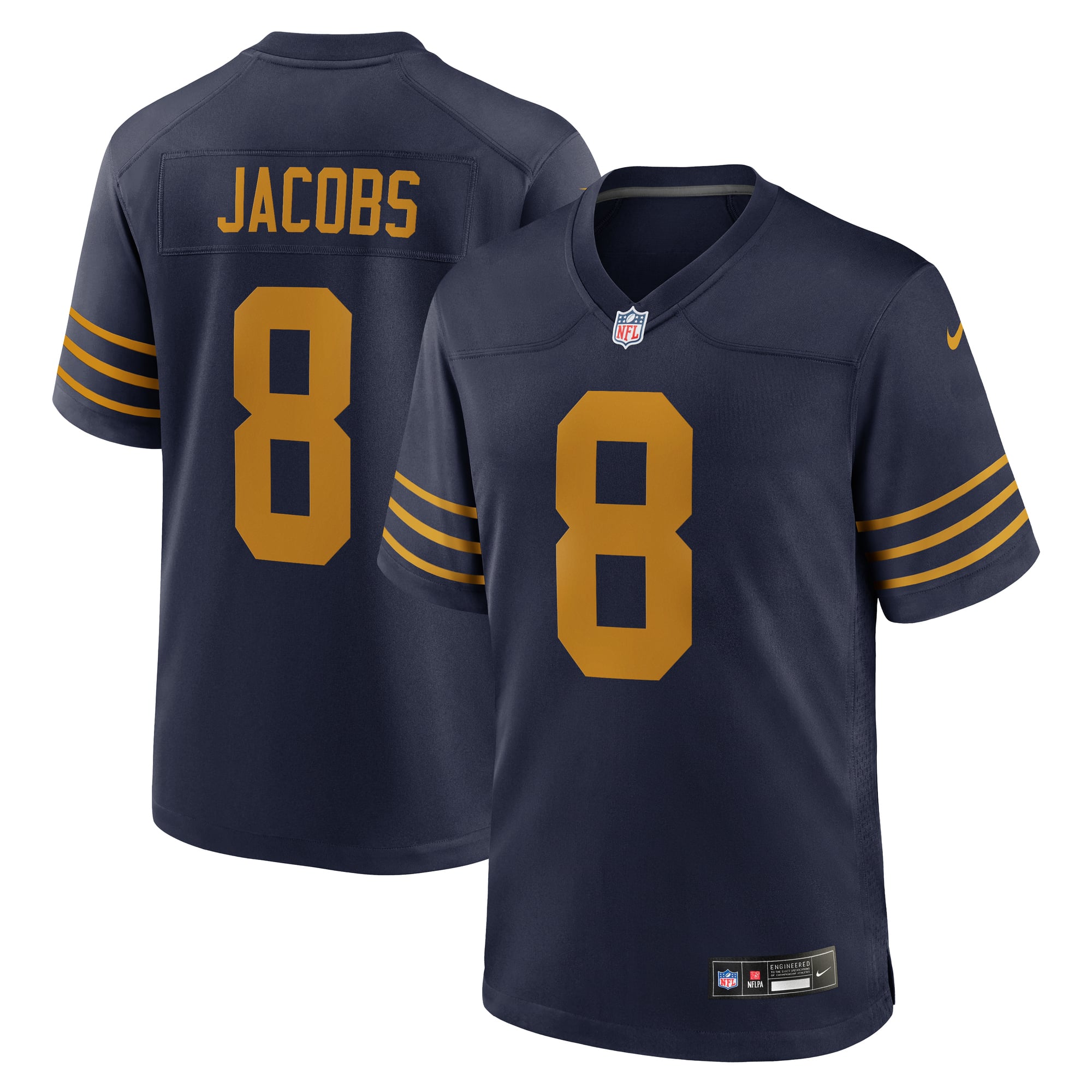 Josh Jacobs Green Bay Packers The 1923 Classic Game Jersey - Navy - Image 2