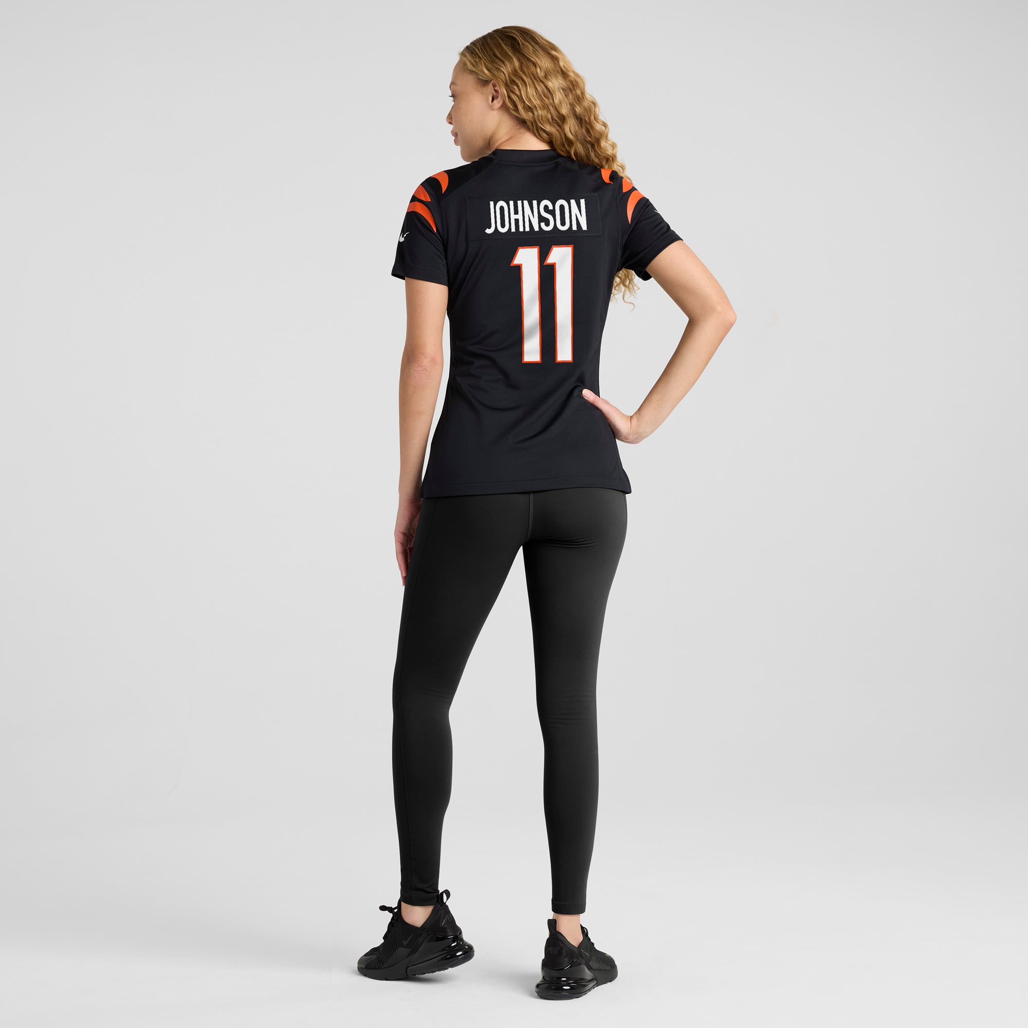 Josh Johnson Cincinnati Bengals Women's Team Game Jersey - Black - Image 6