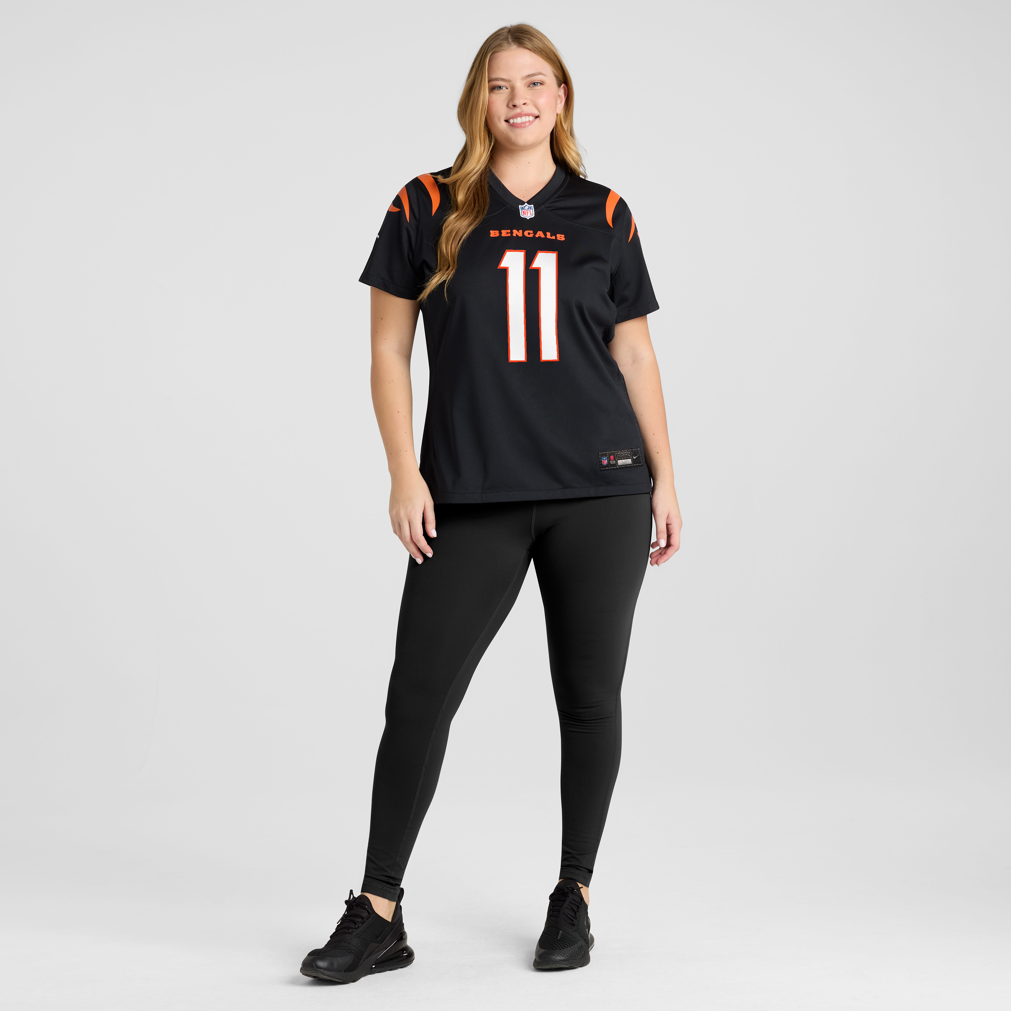 Josh Johnson Cincinnati Bengals Women's Team Game Jersey - Black - Image 7