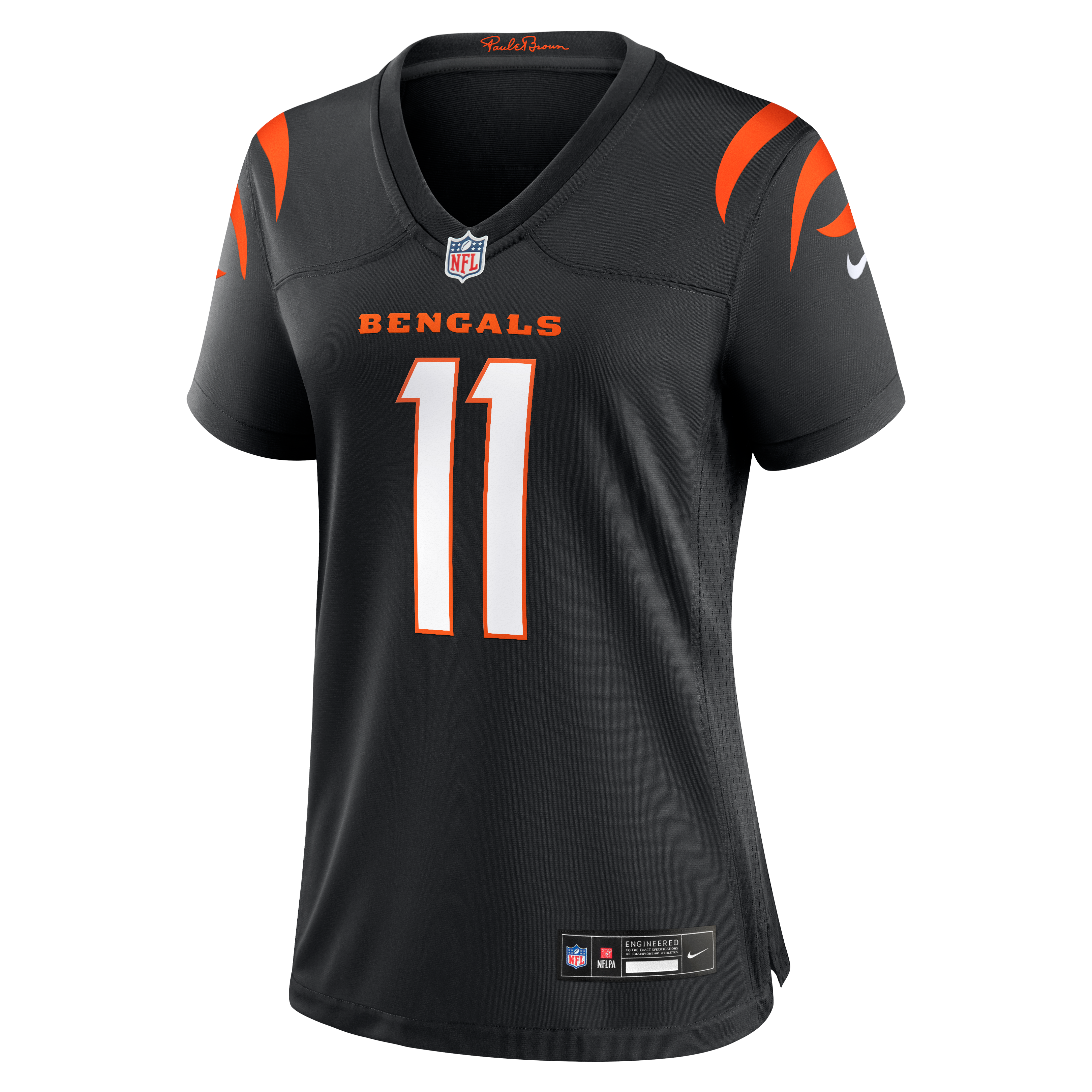 Josh Johnson Cincinnati Bengals Women's Team Game Jersey - Black - Image 3