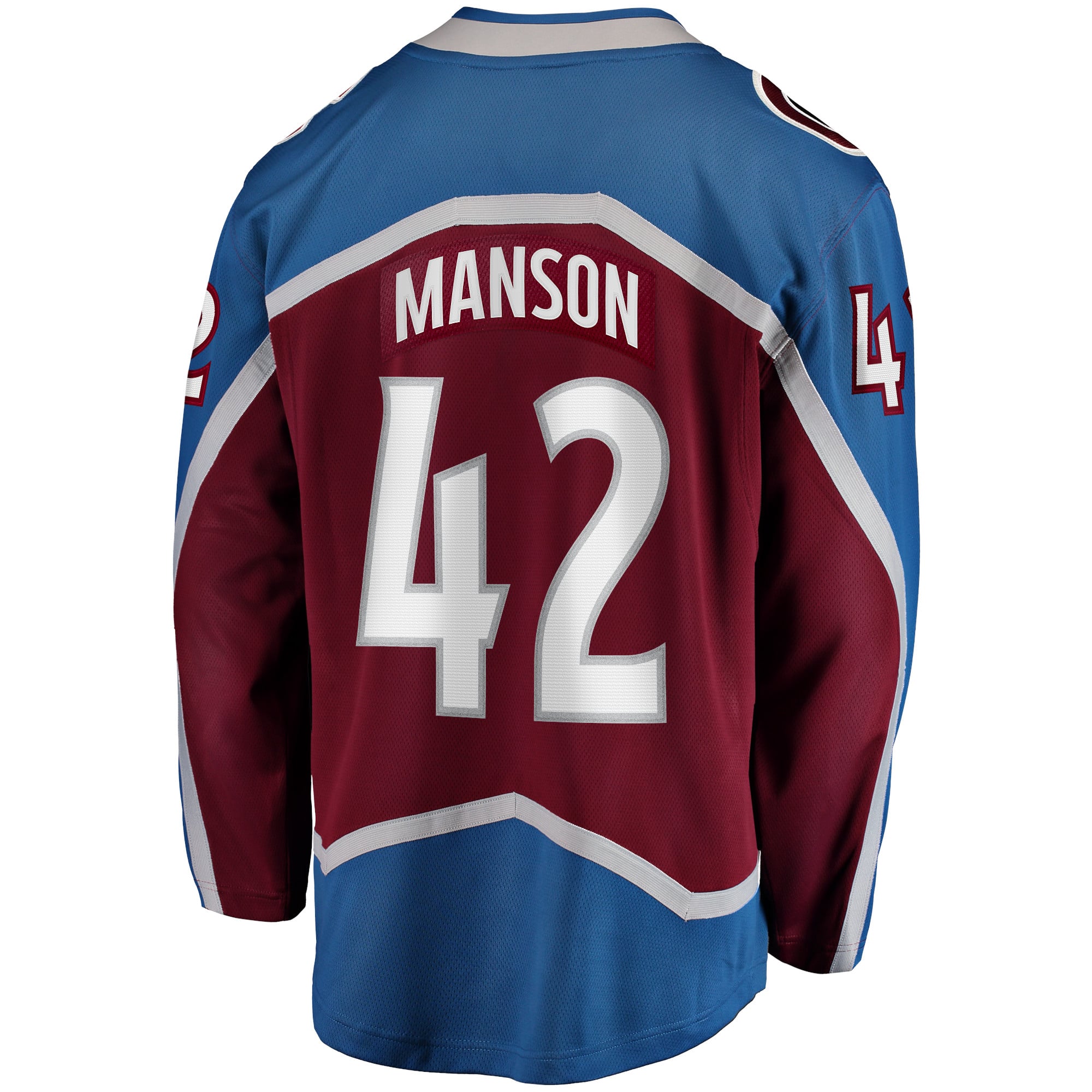 Josh Manson Colorado Avalanche Home Breakaway Player Jersey - Burgundy - Image 3