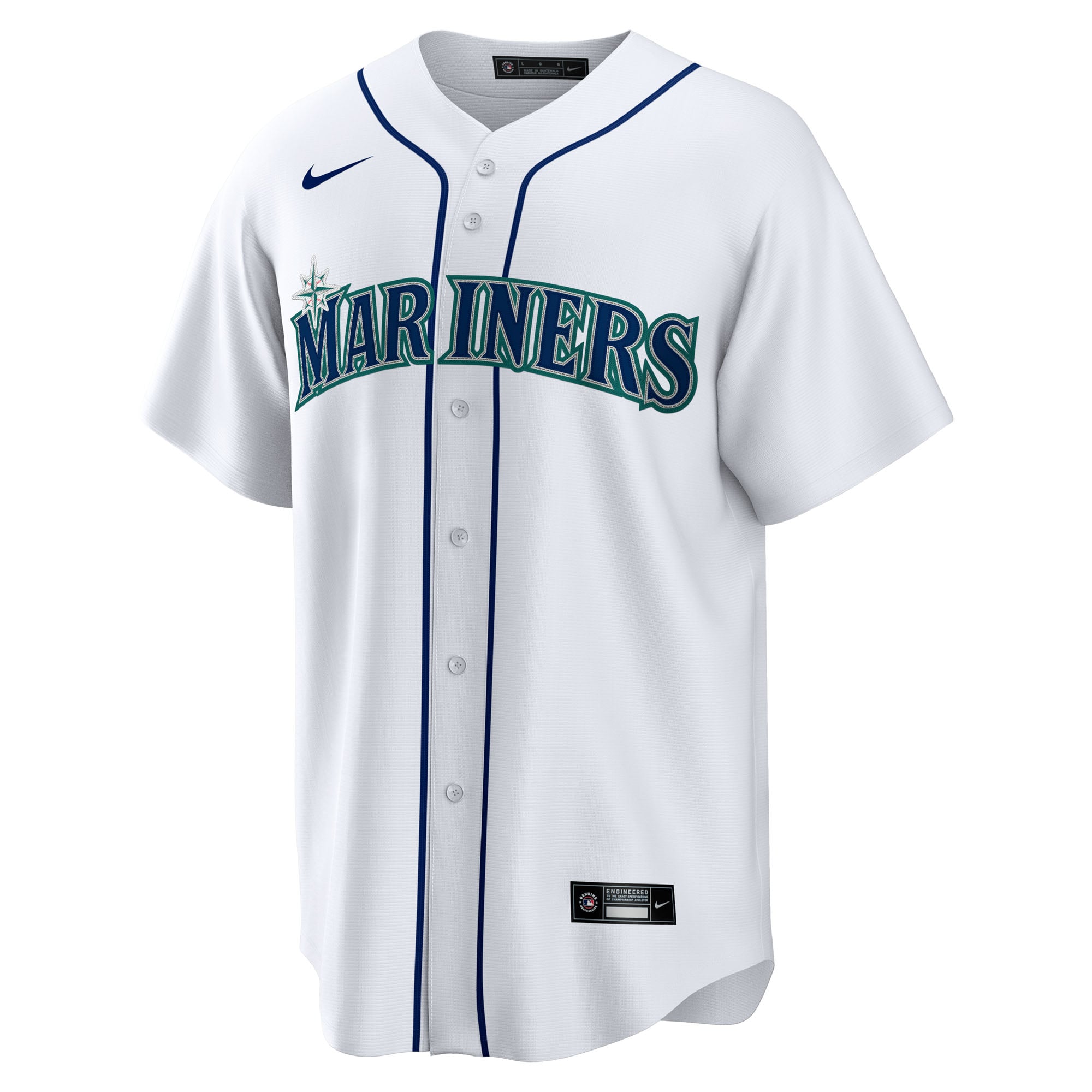 Josh Naylor Seattle Mariners Home Jersey - White - Image 3