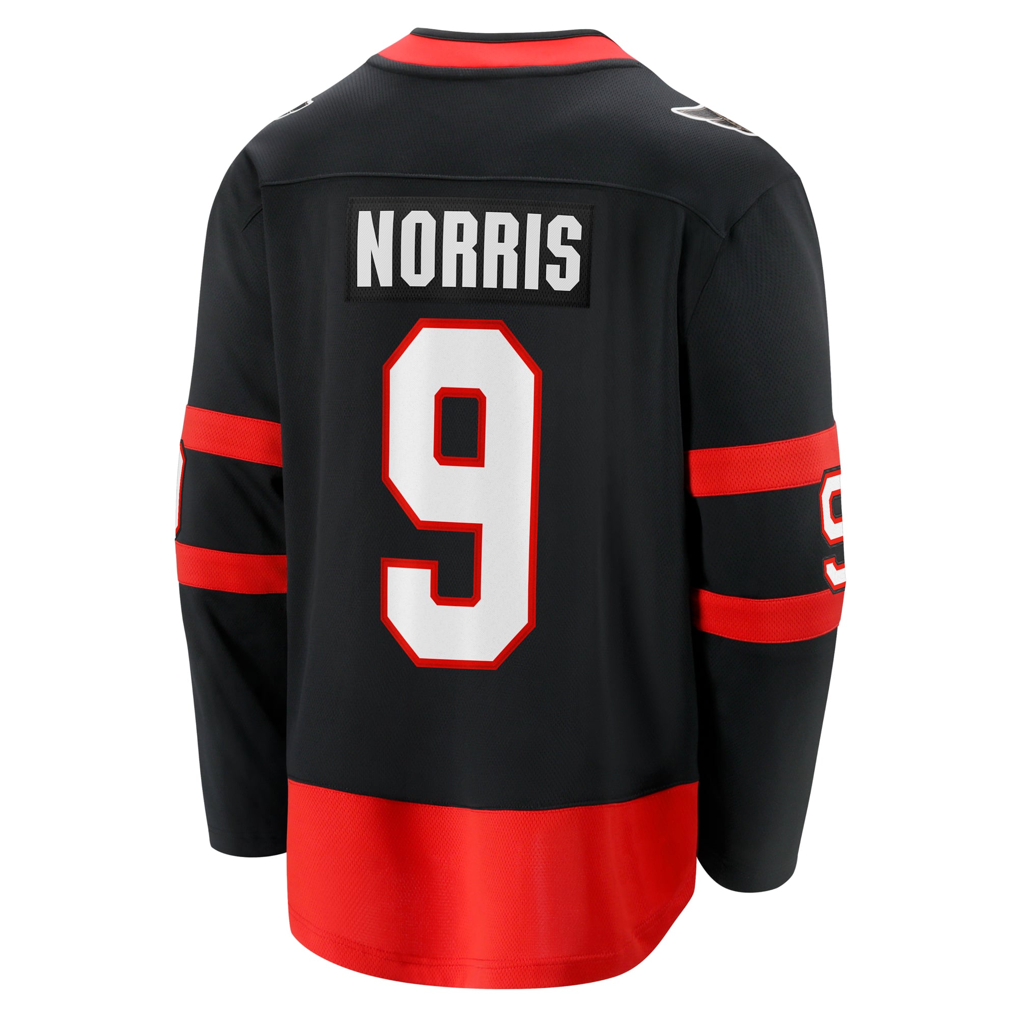 Josh Norris Ottawa Senators Home Breakaway Jersey - Black - Image 4