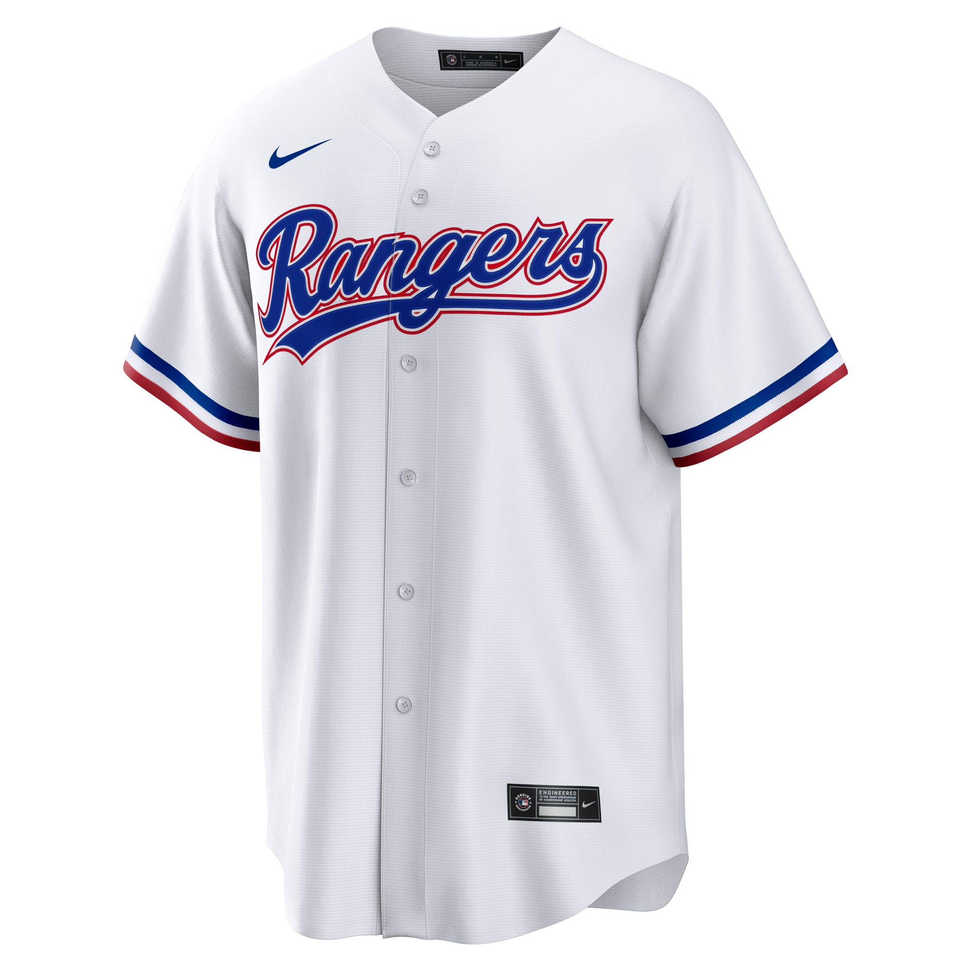 Josh Smith Texas Rangers Home Jersey - White - Image 3