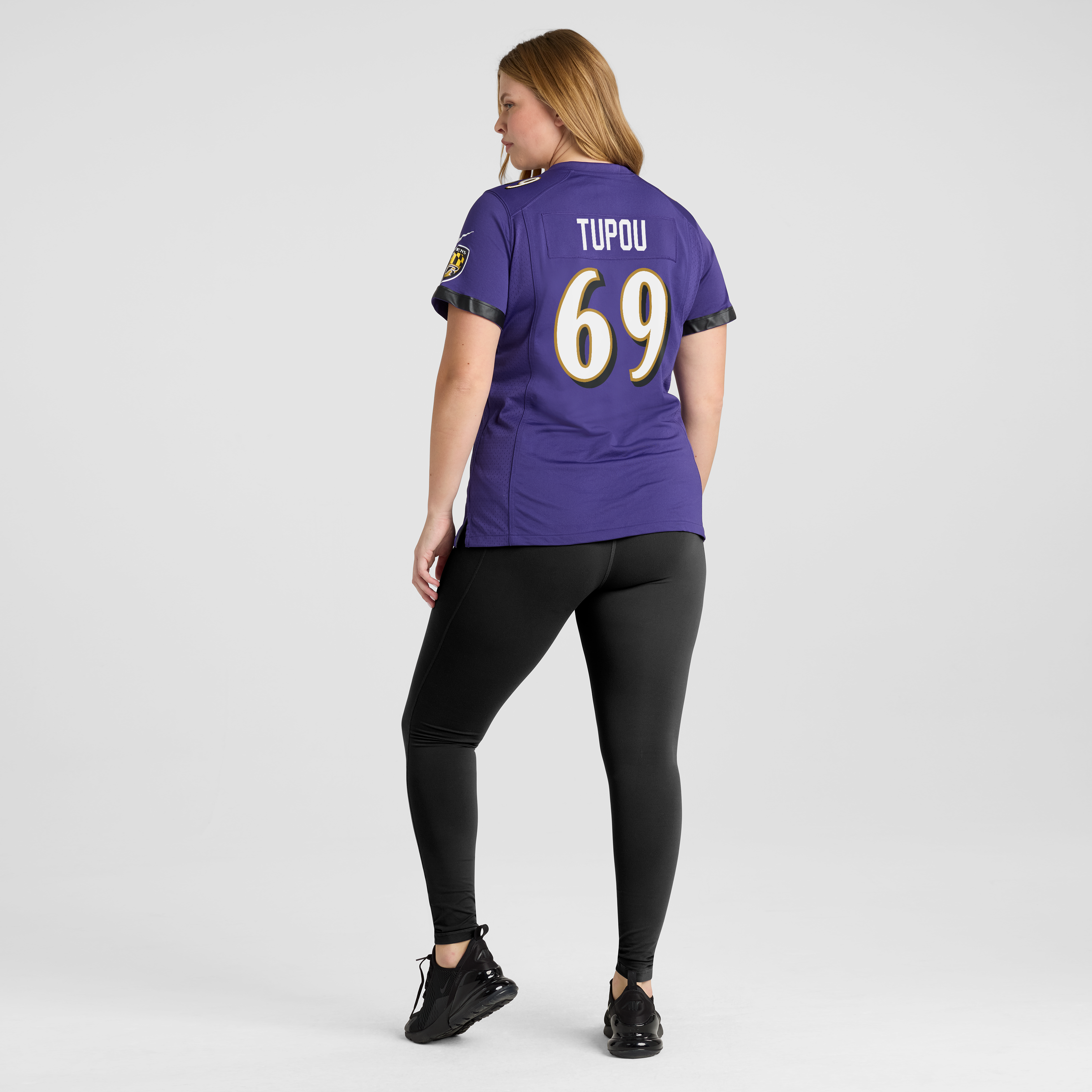 Josh Tupou Baltimore Ravens Women's Team Game Jersey - Purple - Image 8