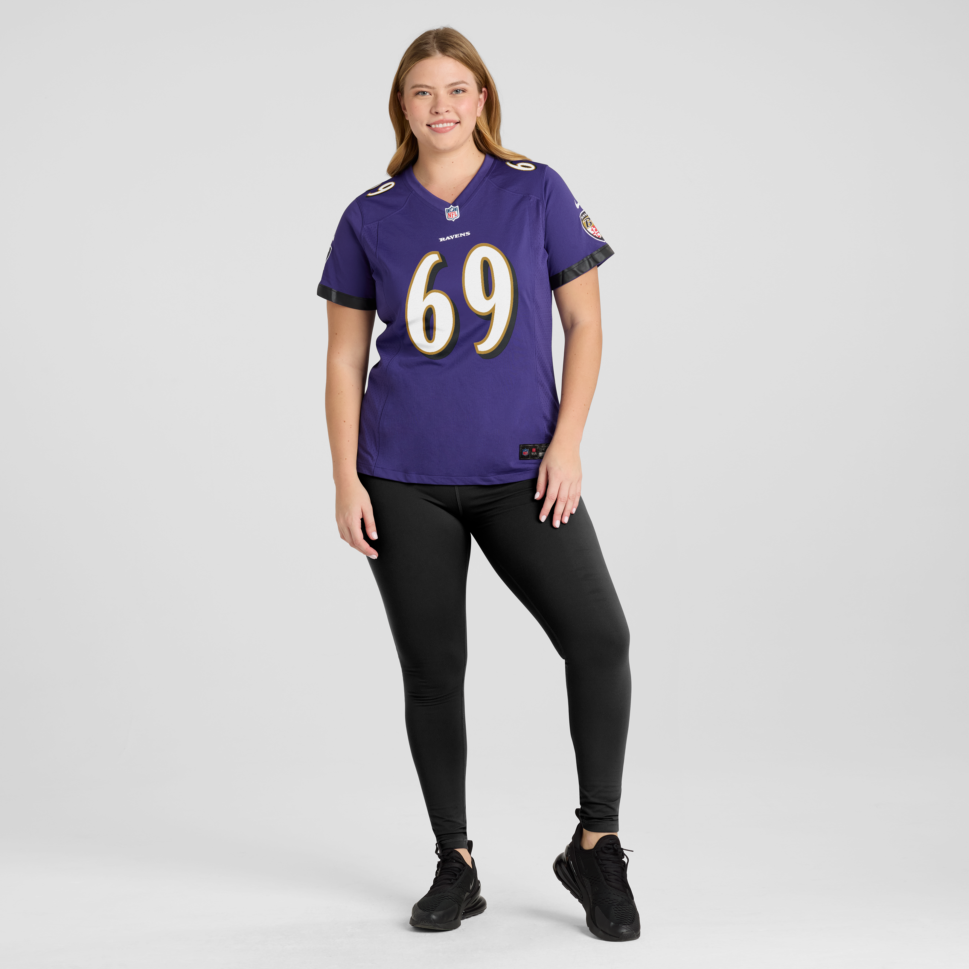 Josh Tupou Baltimore Ravens Women's Team Game Jersey - Purple - Image 7