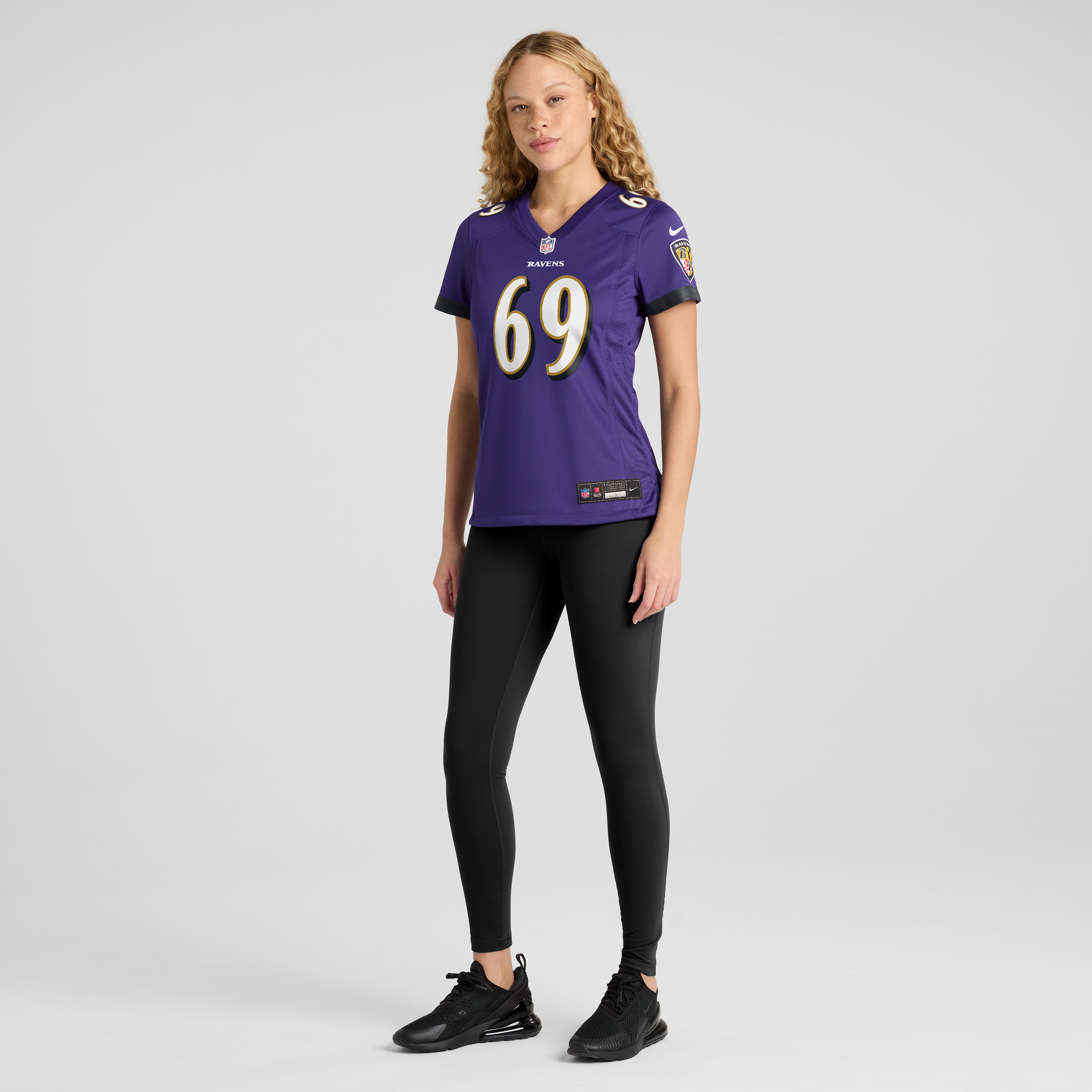 Josh Tupou Baltimore Ravens Women's Team Game Jersey - Purple - Image 5