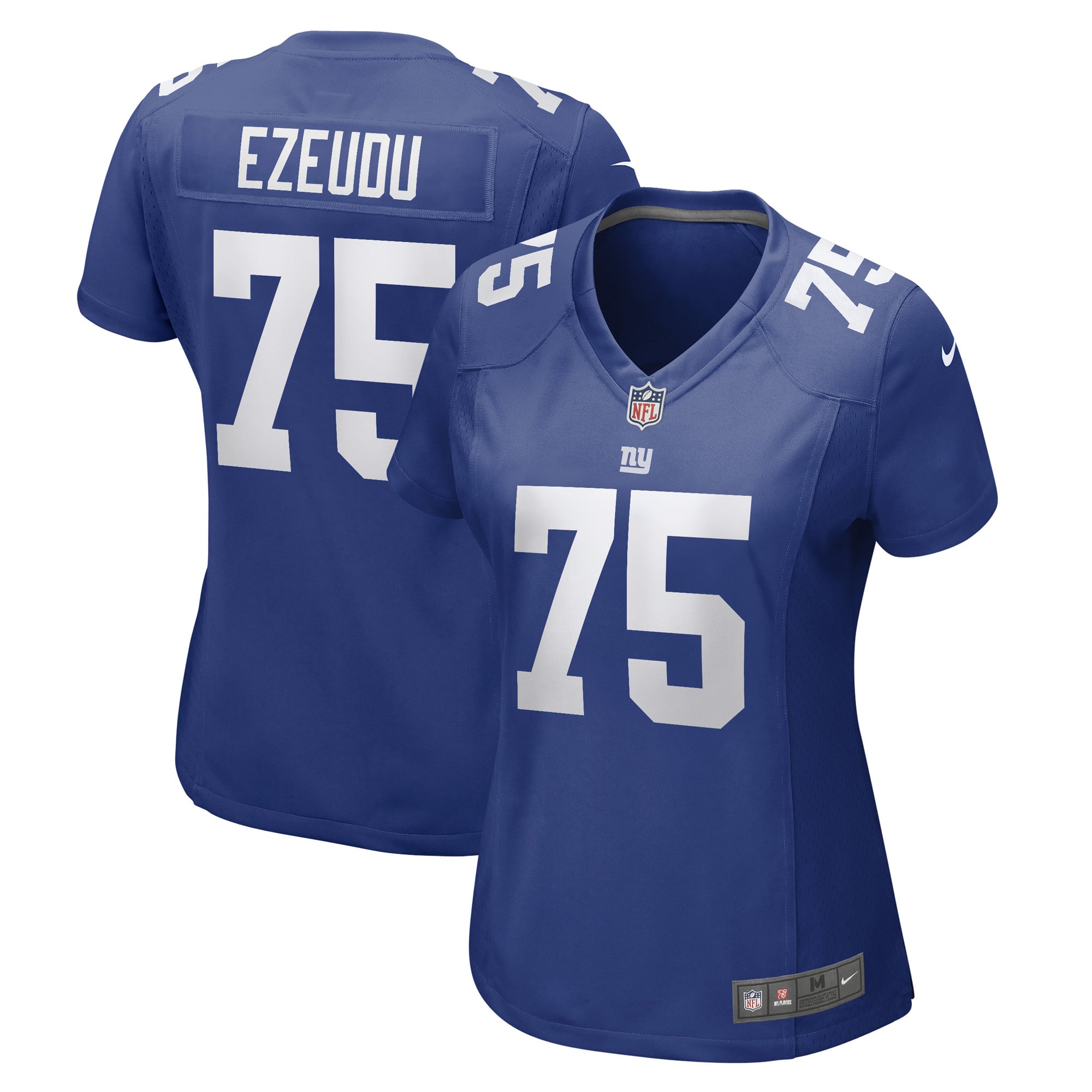 Joshua Ezeudu New York Giants Women's Game Player Jersey - Royal - Image 2