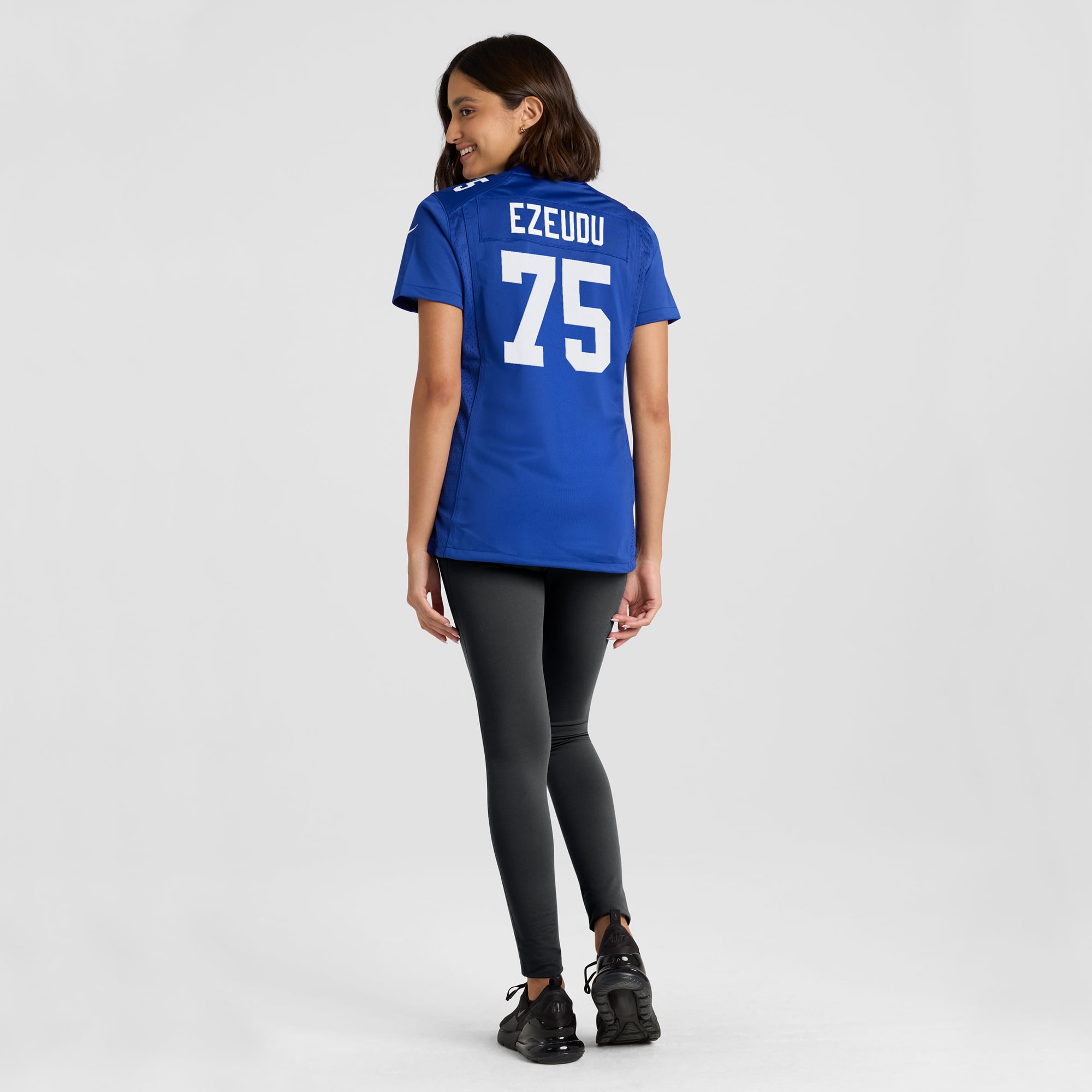 Joshua Ezeudu New York Giants Women's Game Player Jersey - Royal - Image 6
