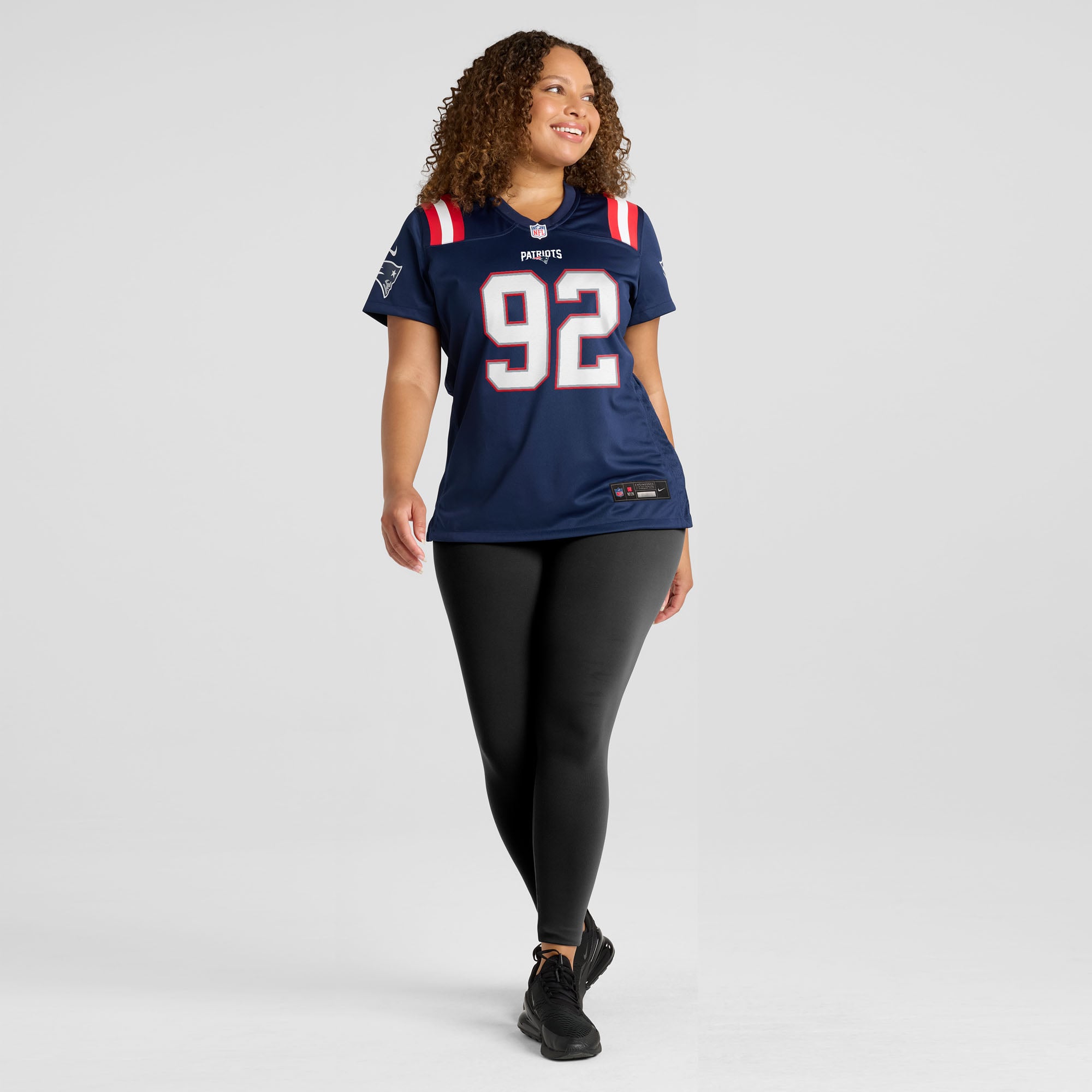 Joshua Farmer New England Patriots Women's Team Game Jersey - Navy - Image 7