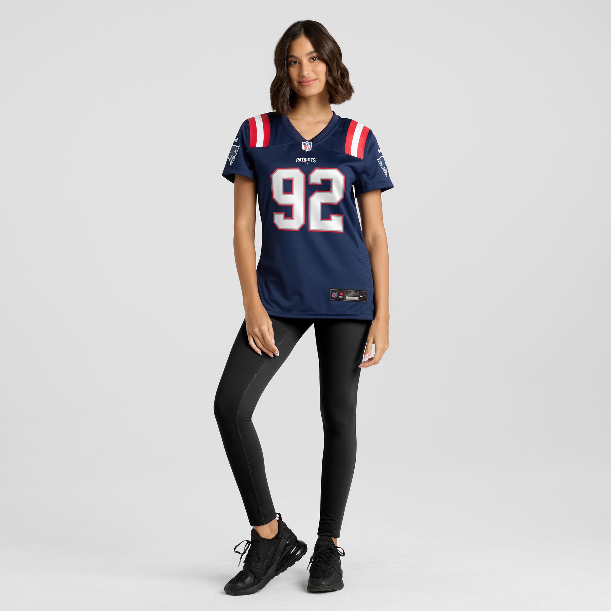 Joshua Farmer New England Patriots Women's Team Game Jersey - Navy - Image 5