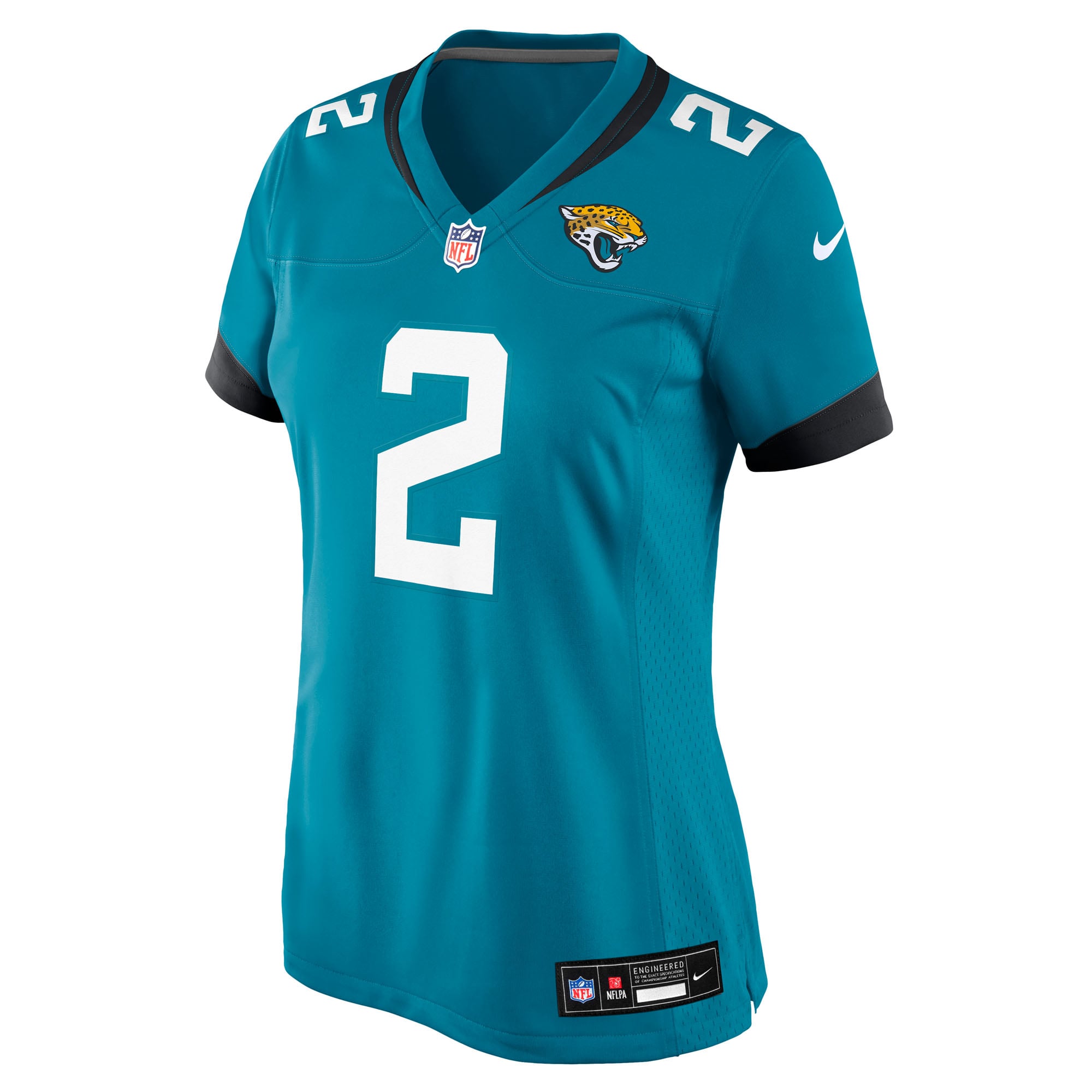 Jourdan Lewis Jacksonville Jaguars Women's Team Game Jersey - Teal - Image 3