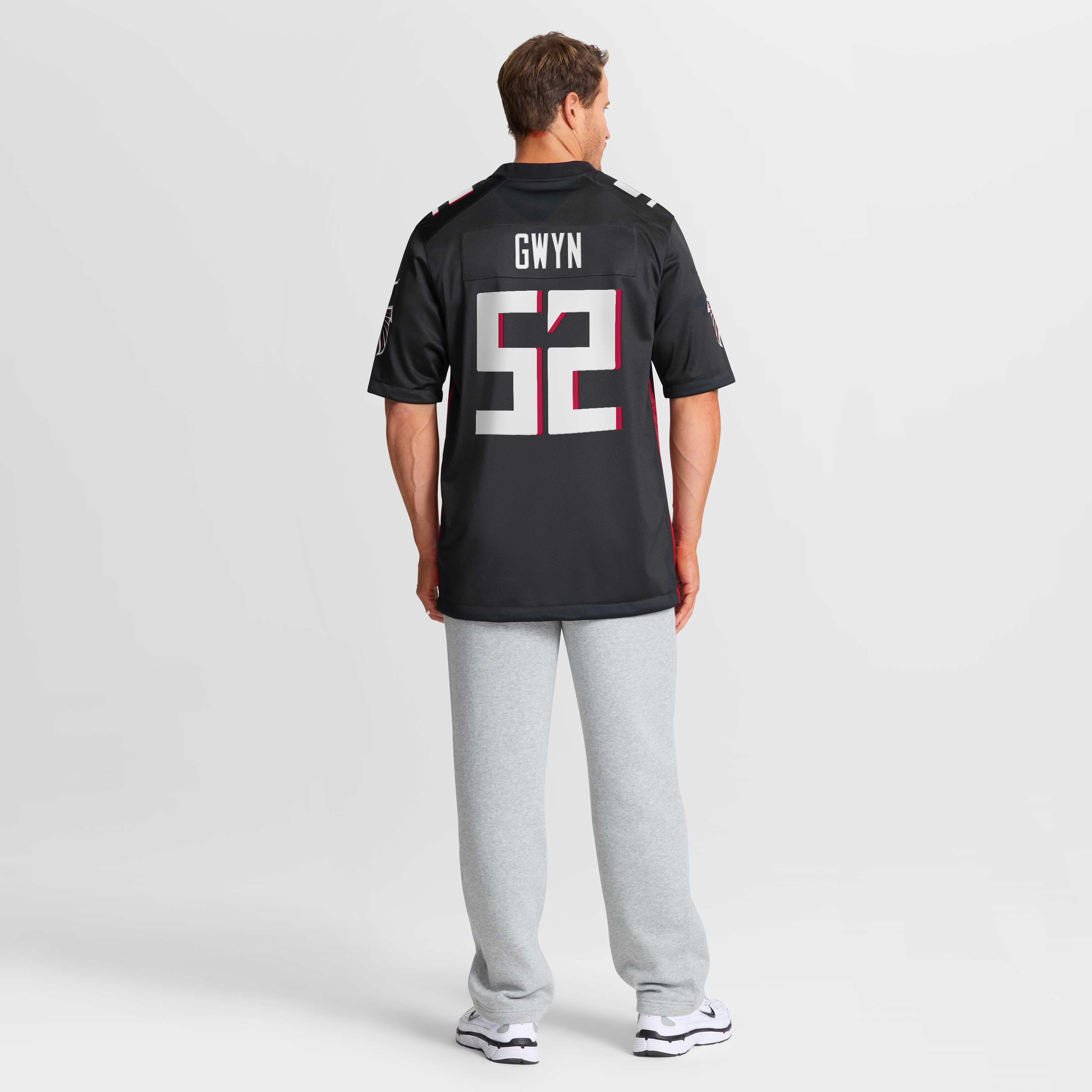 Jovaughn Gwyn Atlanta Falcons Team Game Jersey - Black - Image 9
