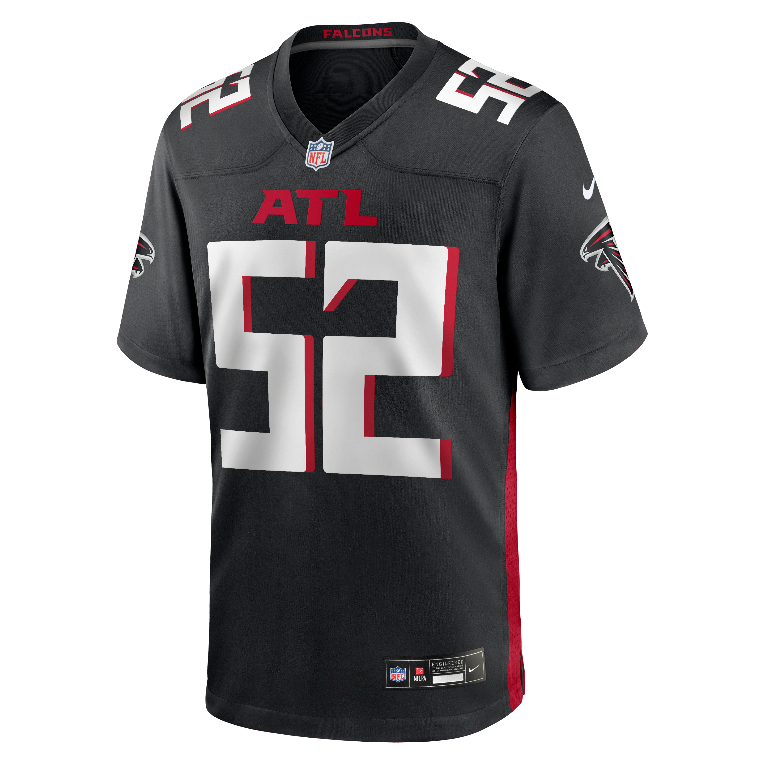 Jovaughn Gwyn Atlanta Falcons Team Game Jersey - Black - Image 3