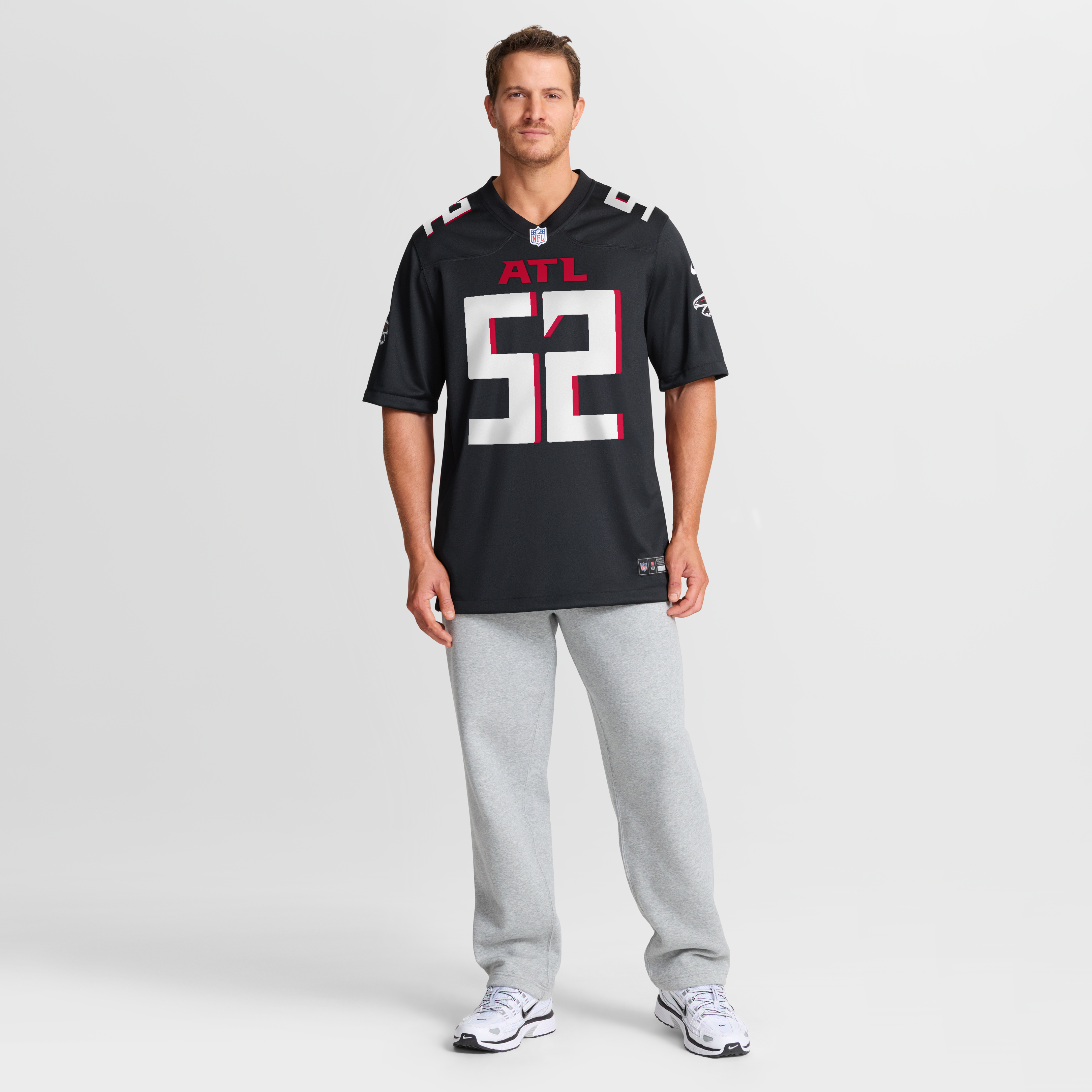 Jovaughn Gwyn Atlanta Falcons Team Game Jersey - Black - Image 8