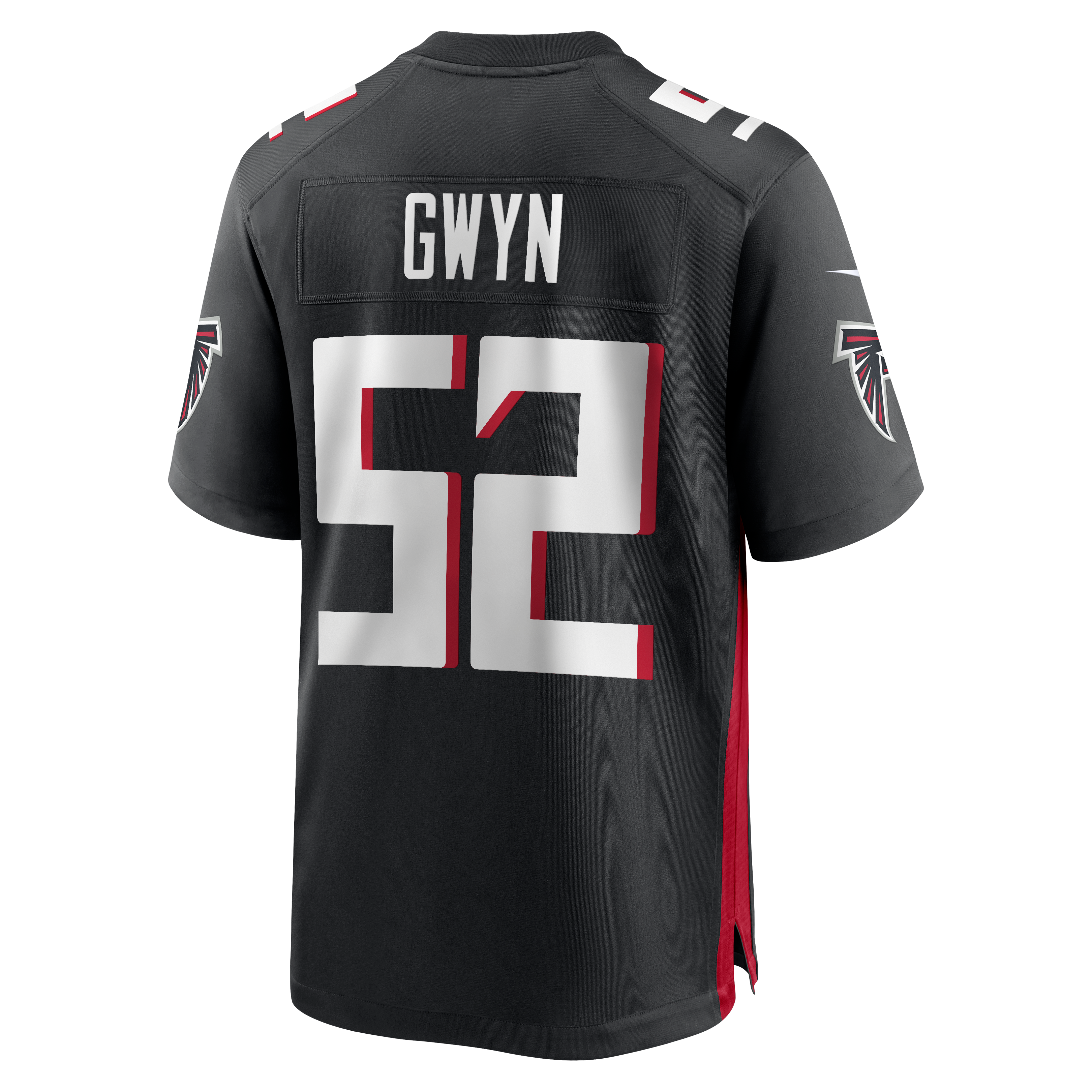 Jovaughn Gwyn Atlanta Falcons Team Game Jersey - Black - Image 4