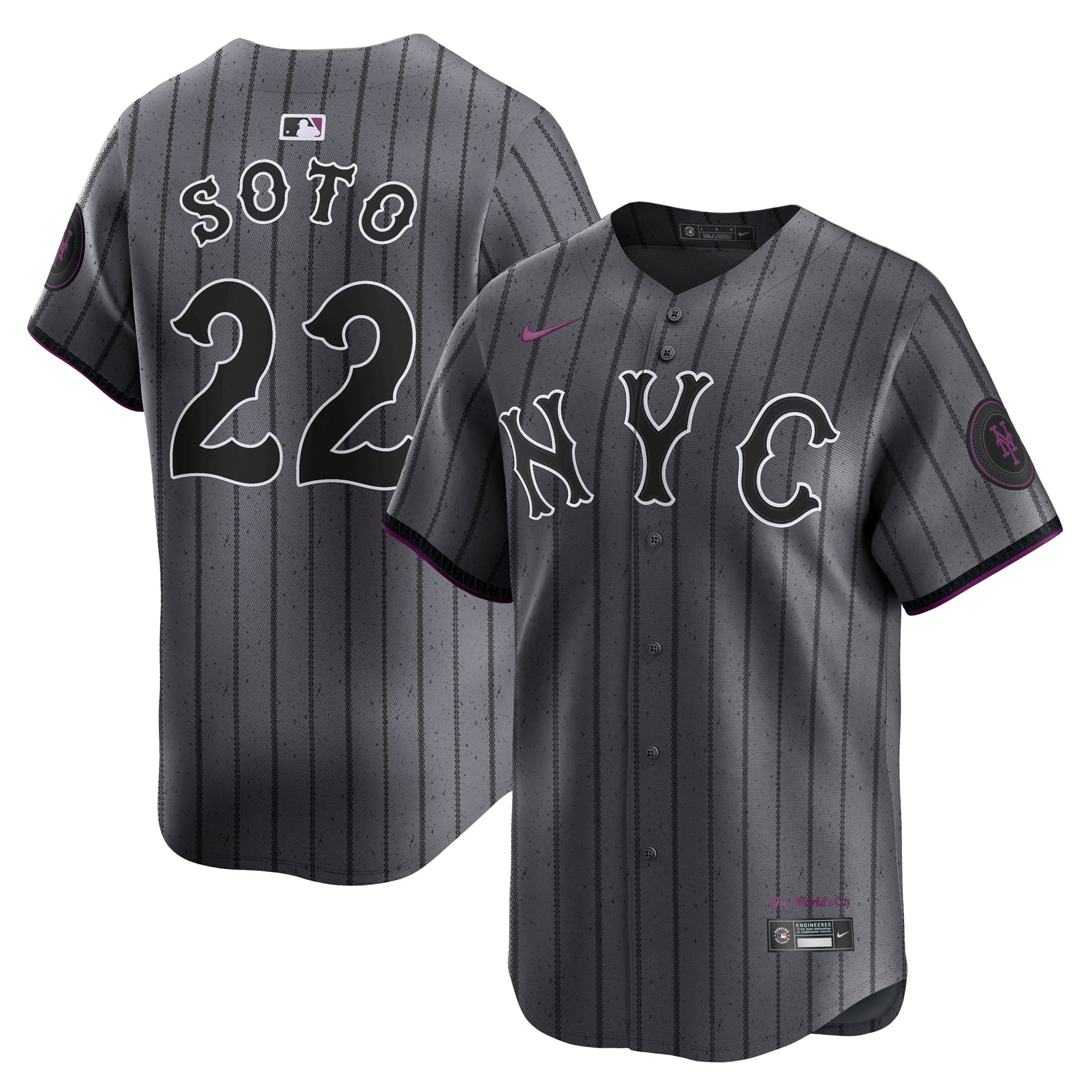 Juan Soto New York Mets City Connect Limited Jersey - Gray - Image 2