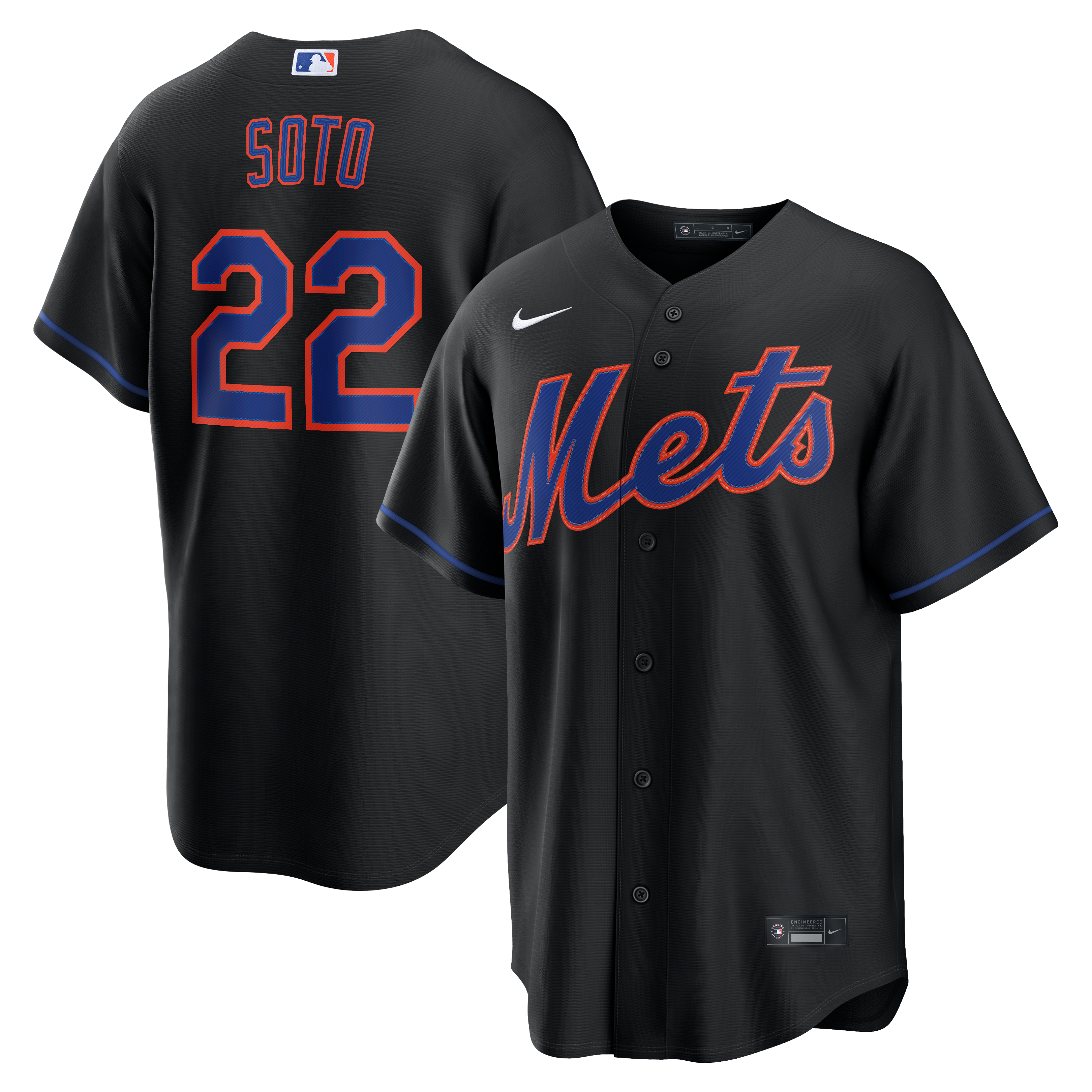 Juan Soto New York Mets Home Jersey - Black