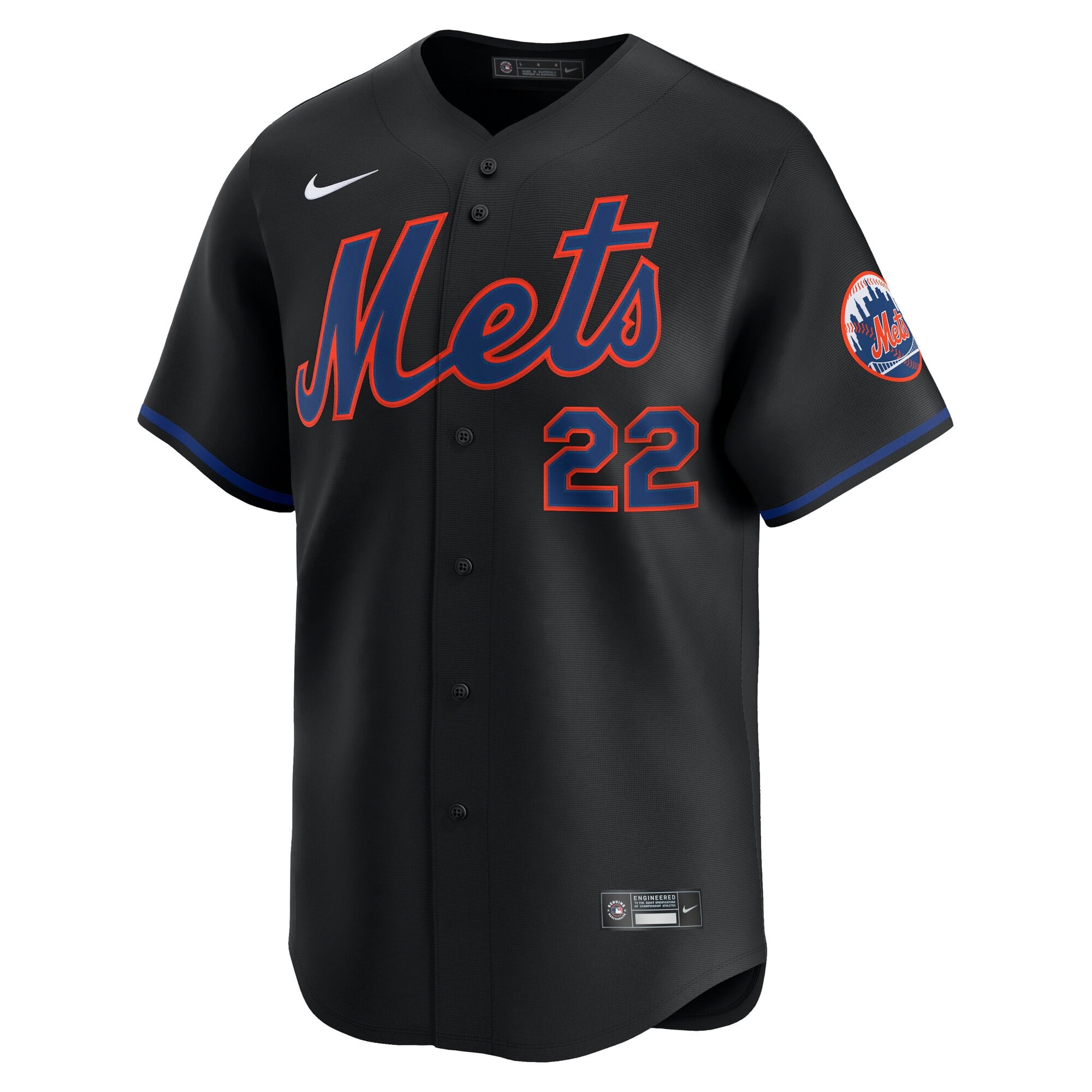 Juan Soto New York Mets Road Limited Player Jersey - Black - Image 8