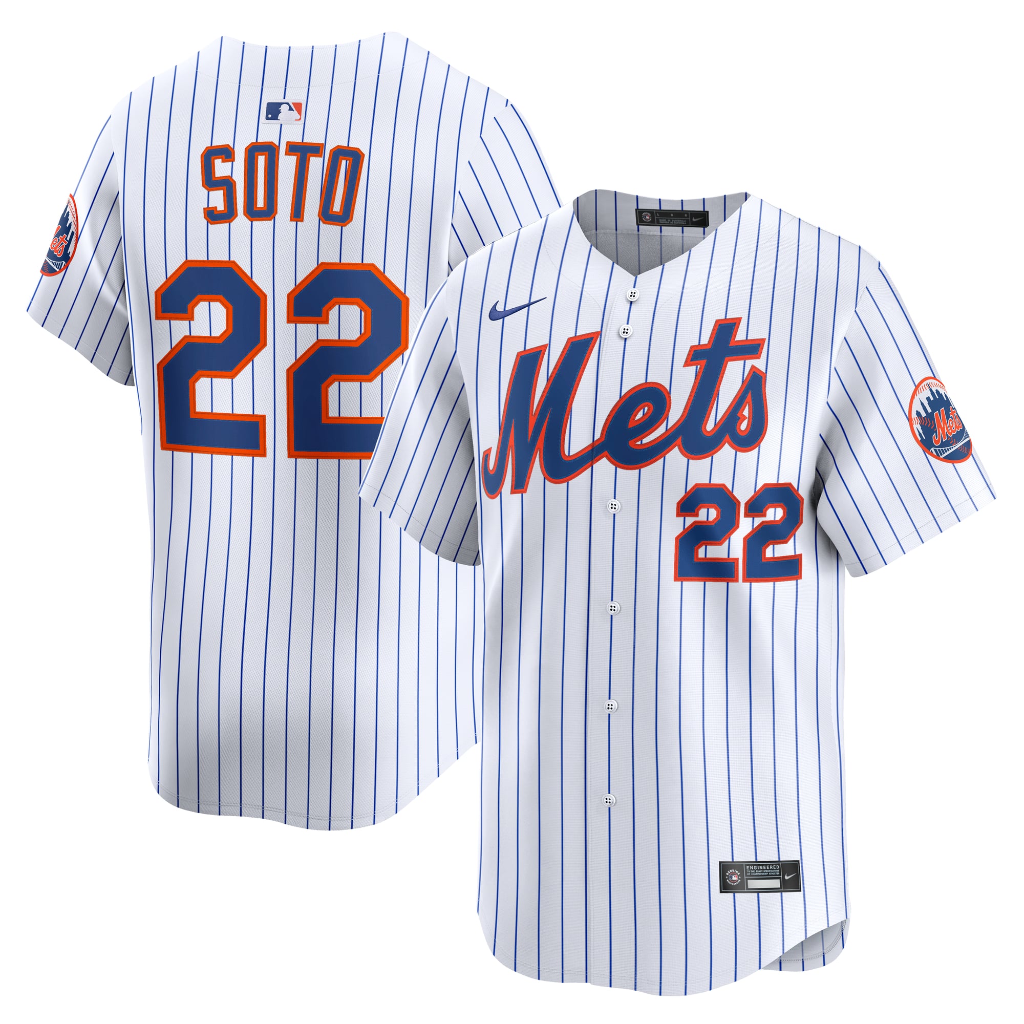 Juan Soto New York Mets Road Limited Player Jersey - White