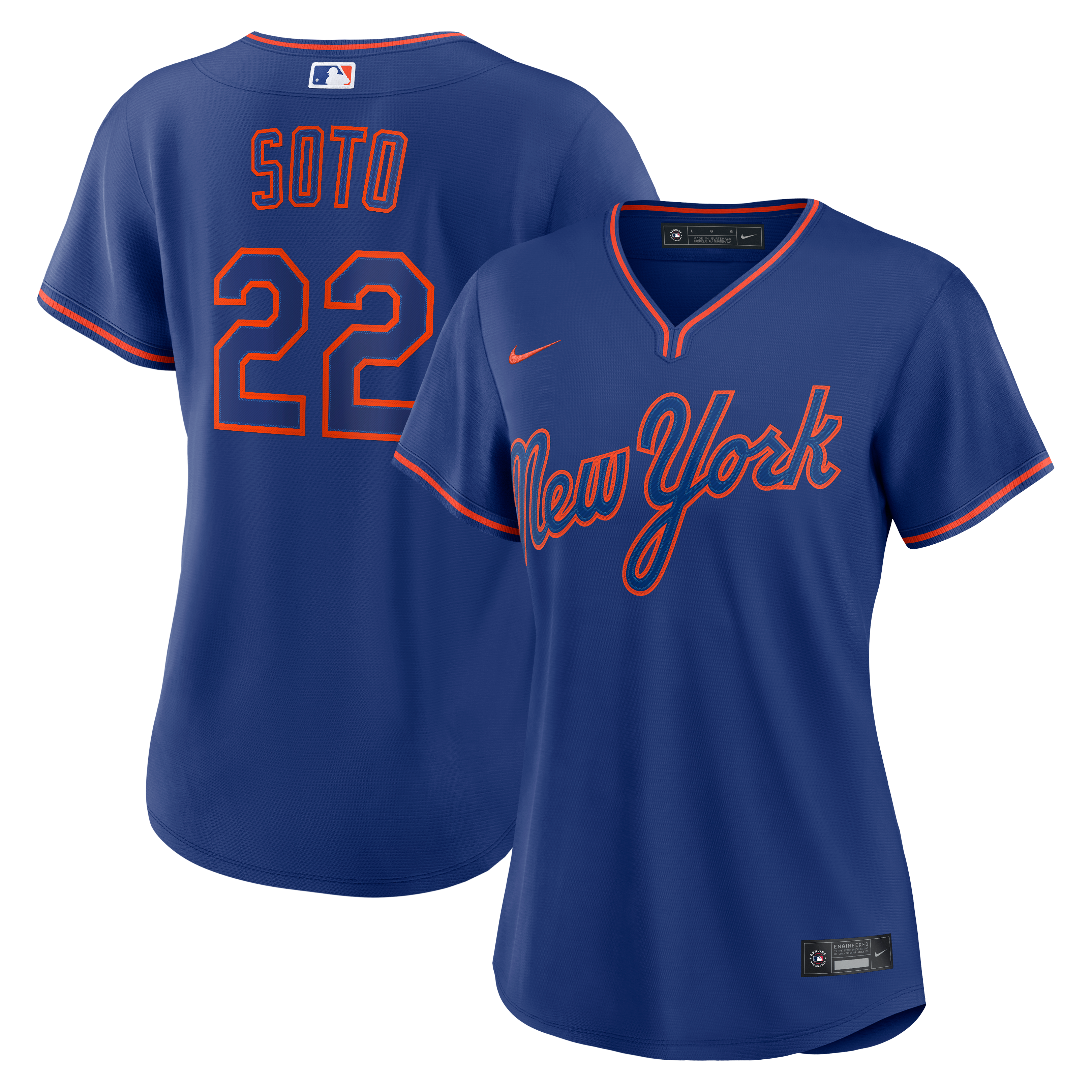 Juan Soto New York Mets Women's Alternate Jersey - Royal - Image 2