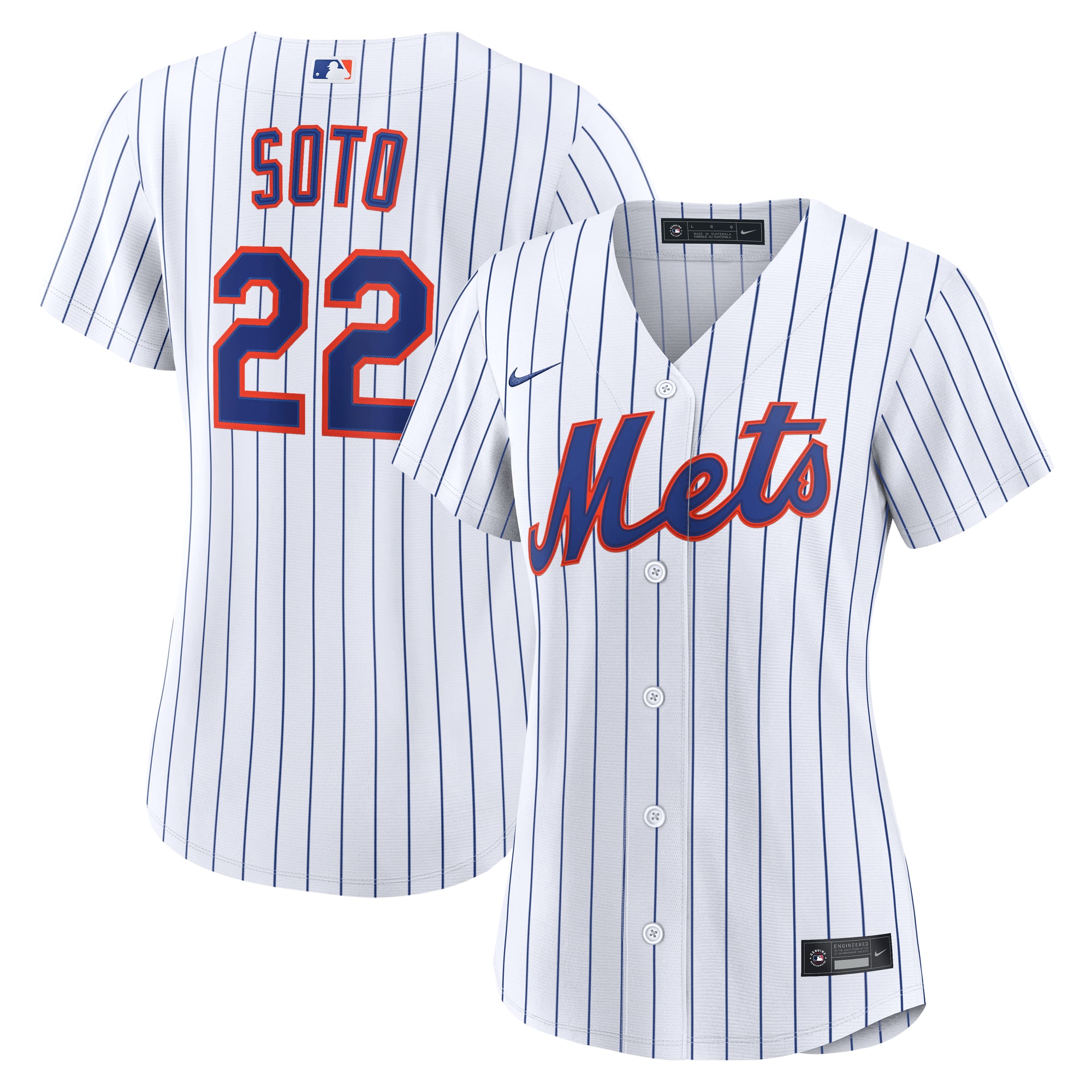 Juan Soto New York Mets Women's Alternate Jersey - White