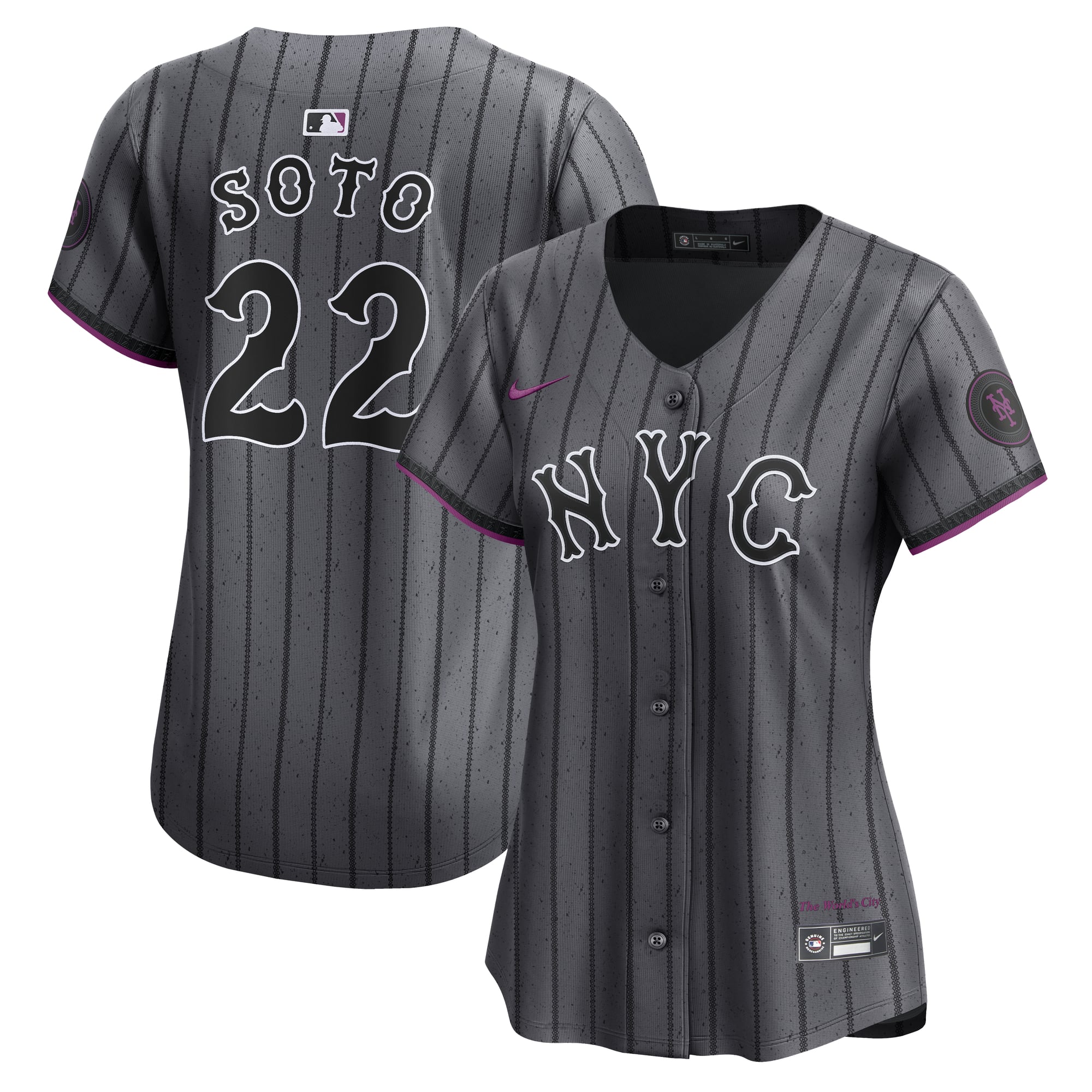 Juan Soto New York Mets Women's City Connect Limited Jersey - Gray