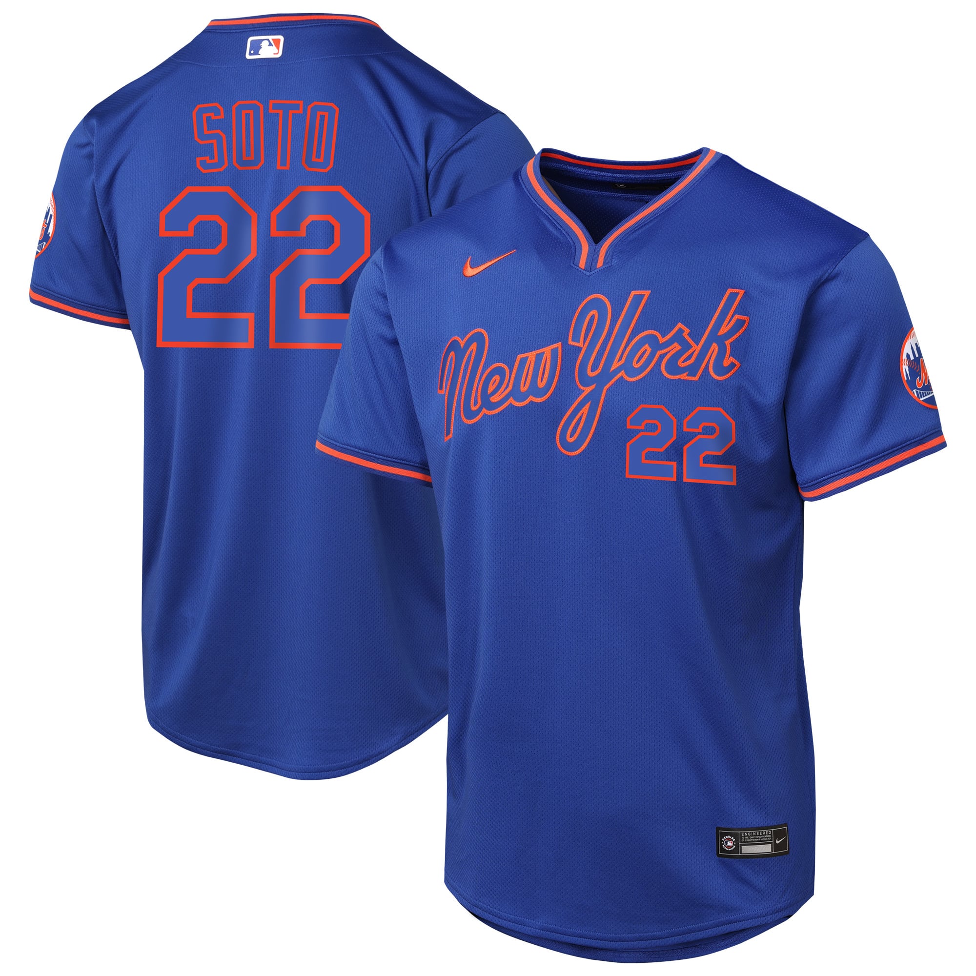 Juan Soto New York Mets Youth Alternate 2 Limited Jersey – Royal - Royal