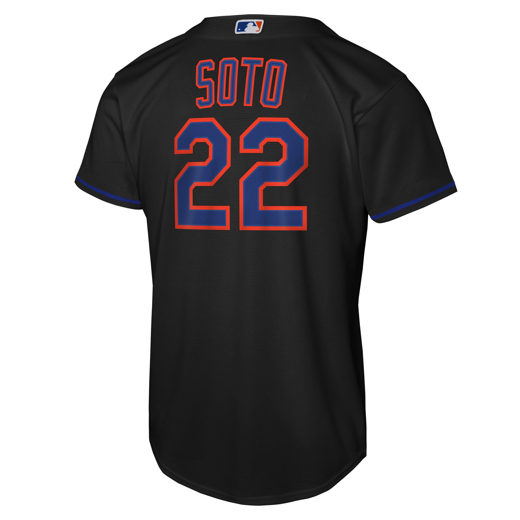 Juan Soto New York Mets Youth Alternate Jersey - Black - Image 4