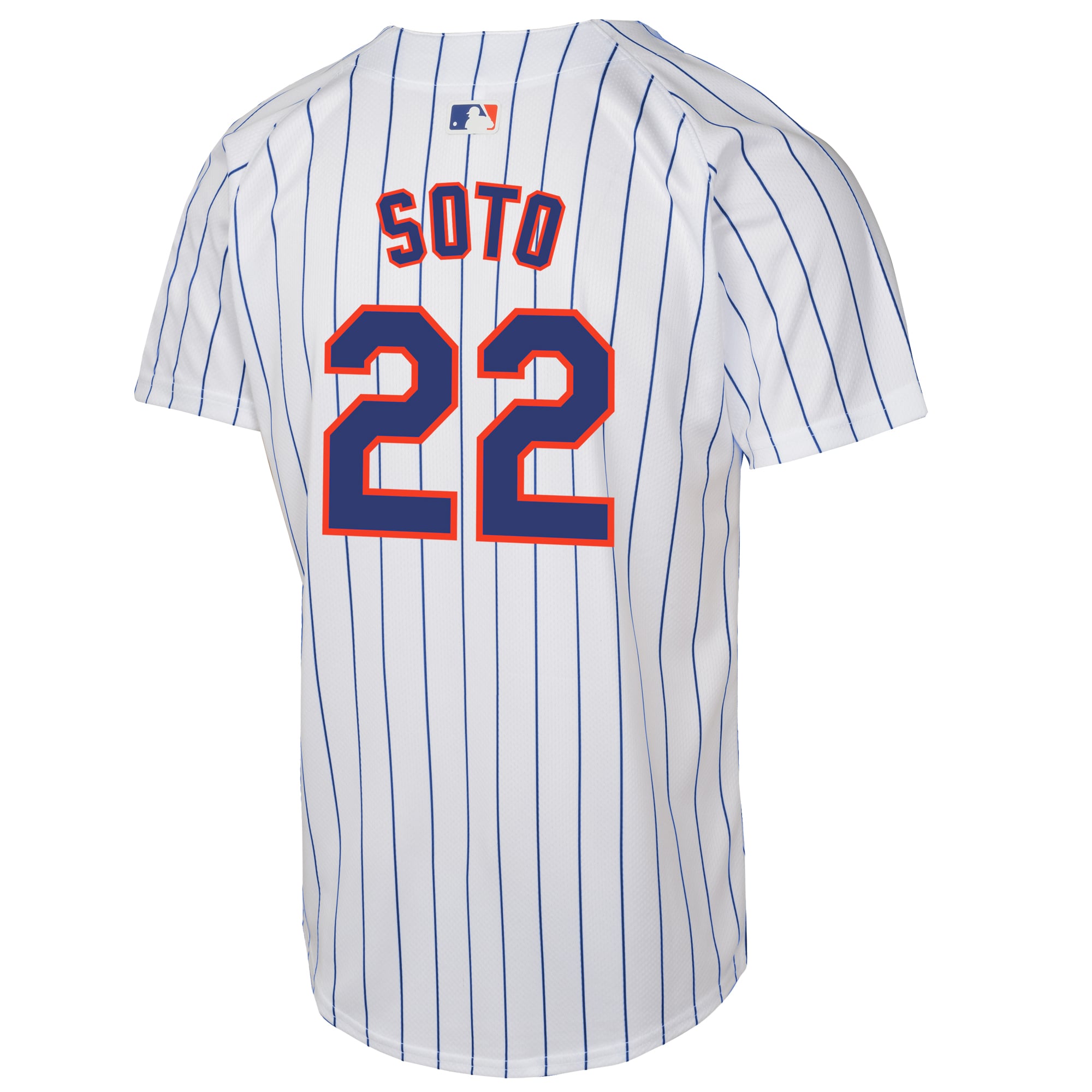 Juan Soto New York Mets Youth Home Game Player Jersey - White - Image 4